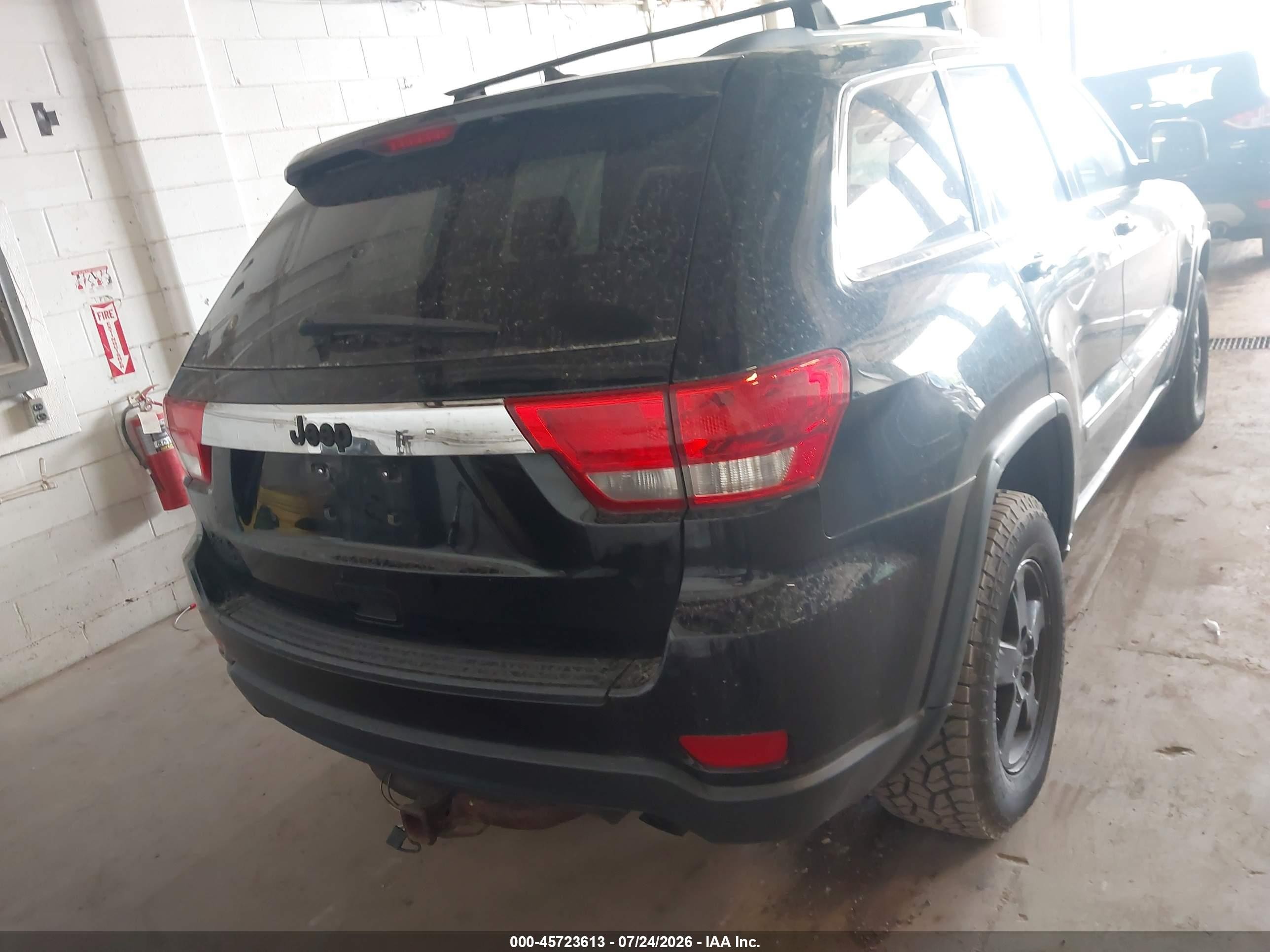2013 Jeep Grand Cherokee Laredo Black vin: 1C4RJFAG3DC633275