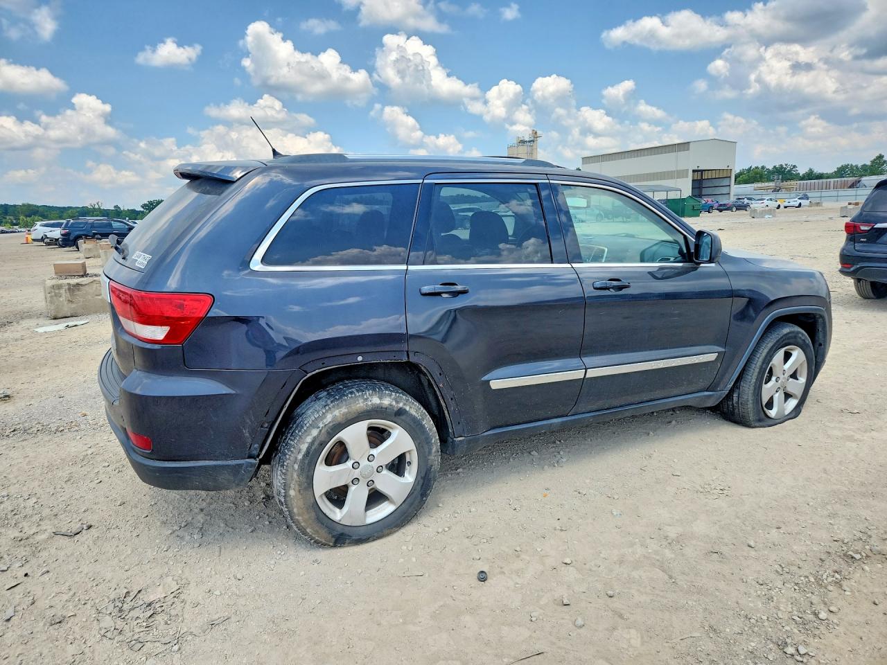 2013 Jeep Grand Cherokee Laredo Gray vin: 1C4RJFAG3DC650190