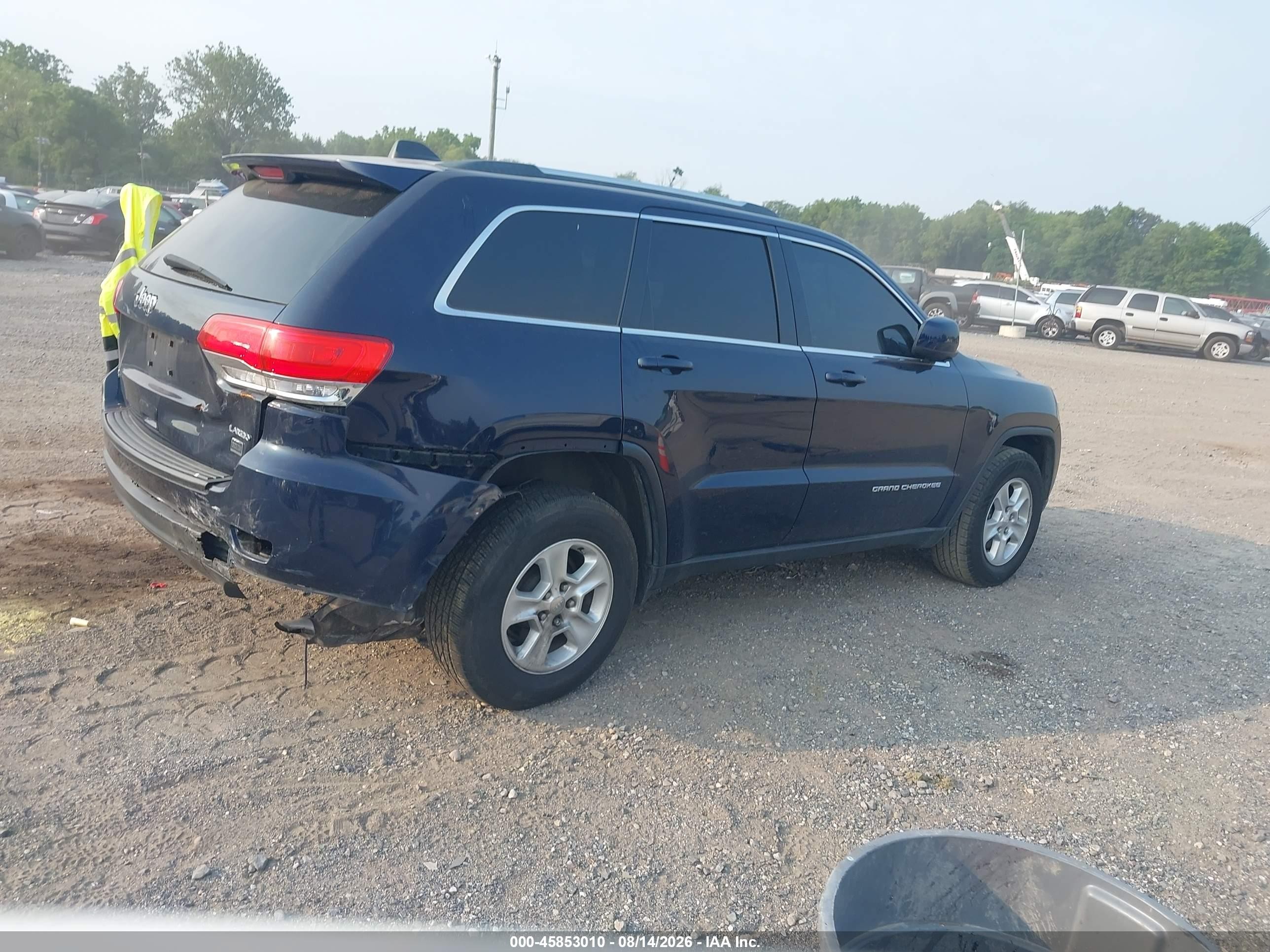 2014 Jeep Grand Cherokee Laredo Blue vin: 1C4RJFAG3EC109867