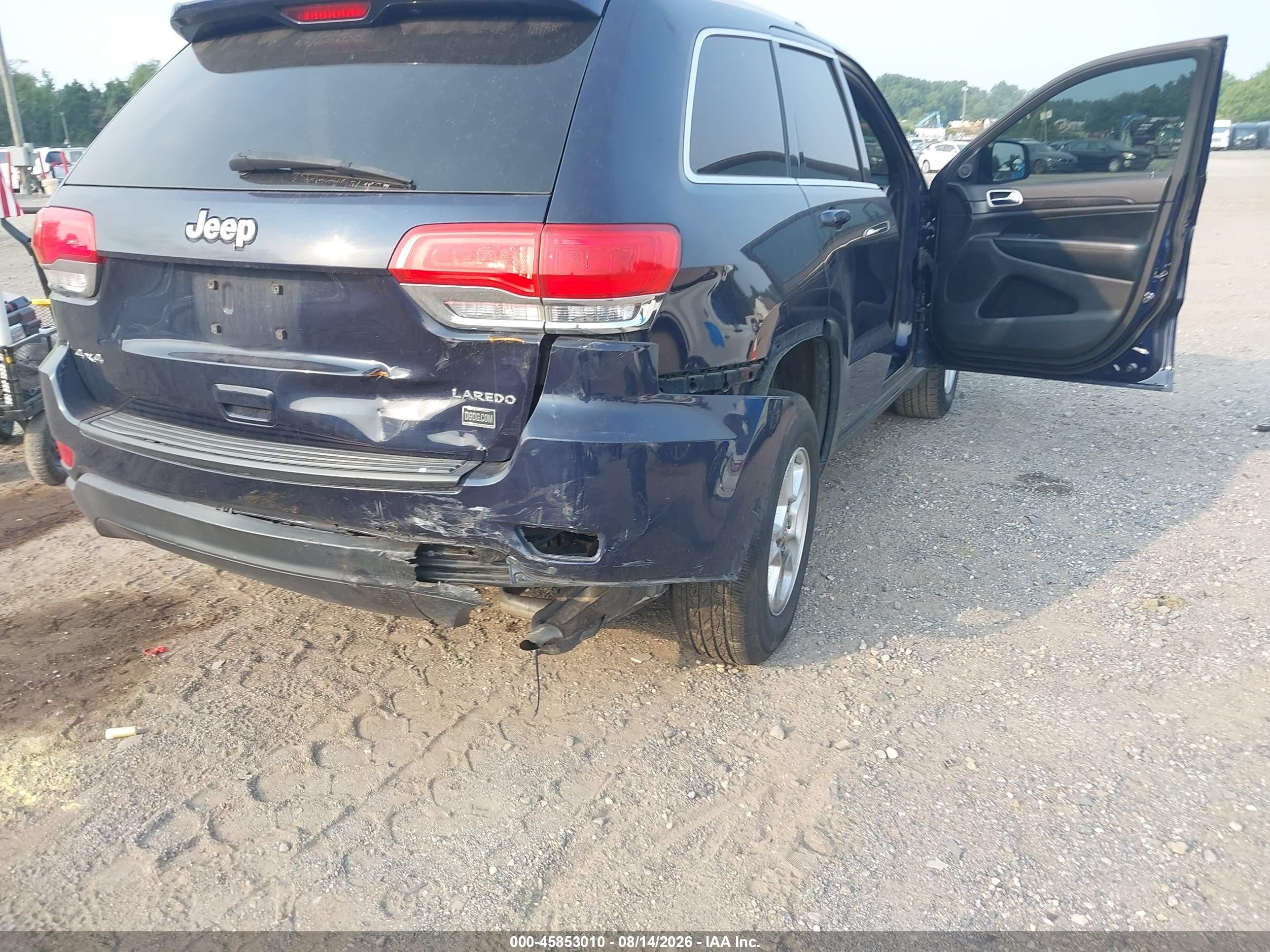 2014 Jeep Grand Cherokee Laredo Blue vin: 1C4RJFAG3EC109867
