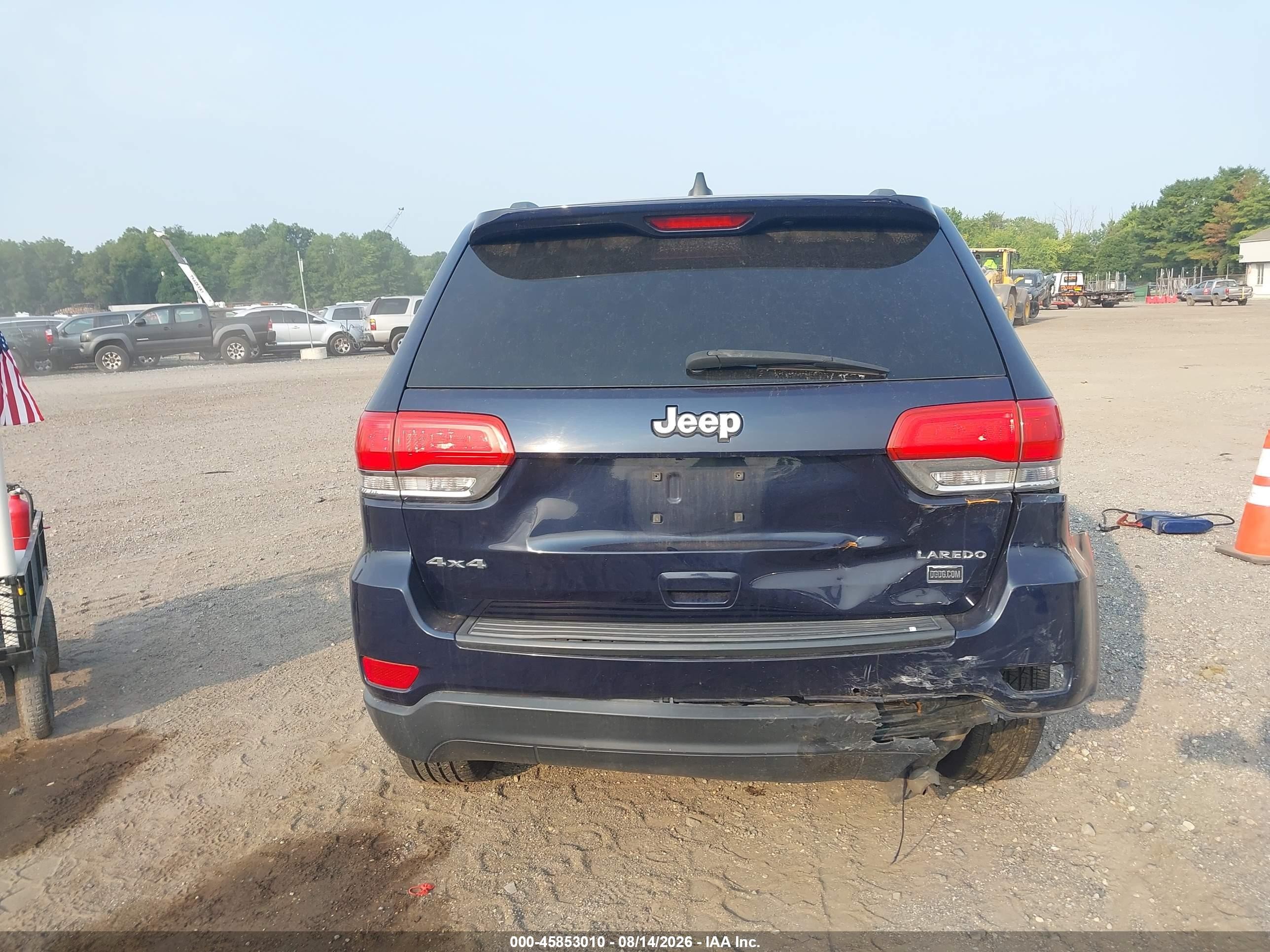 2014 Jeep Grand Cherokee Laredo Blue vin: 1C4RJFAG3EC109867