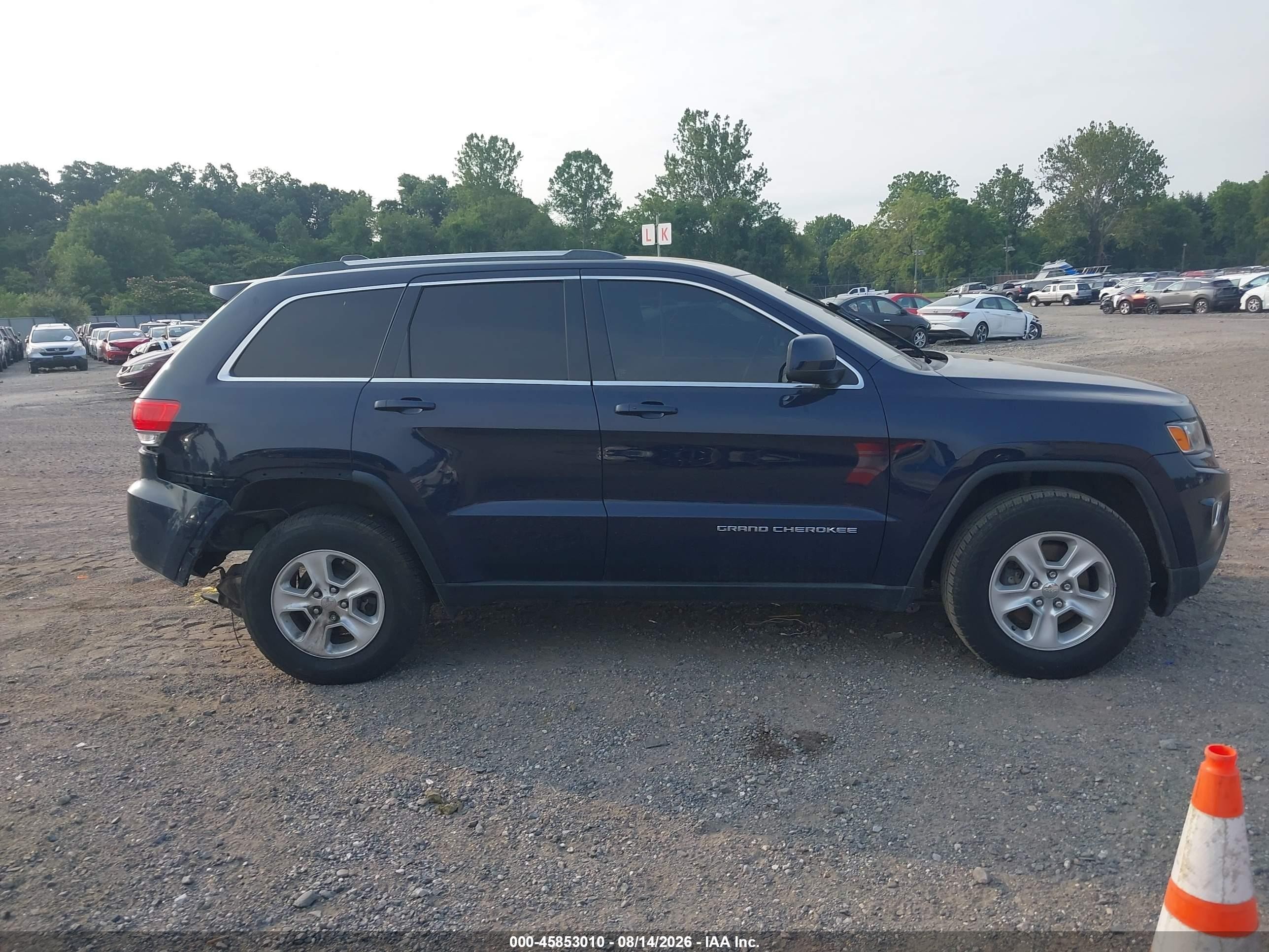 2014 Jeep Grand Cherokee Laredo Blue vin: 1C4RJFAG3EC109867