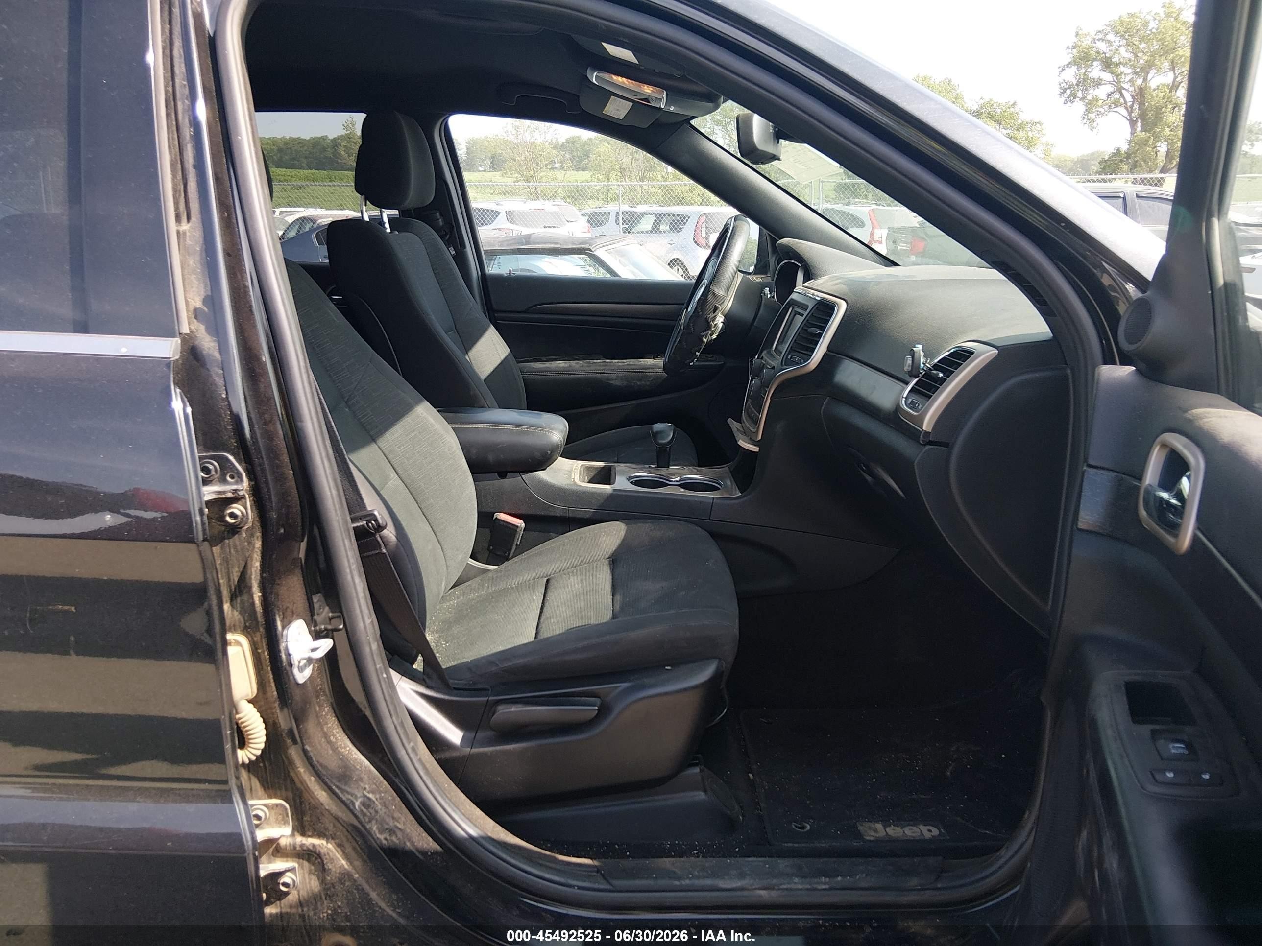 2014 Jeep Grand Cherokee Laredo Black vin: 1C4RJFAG3EC130976