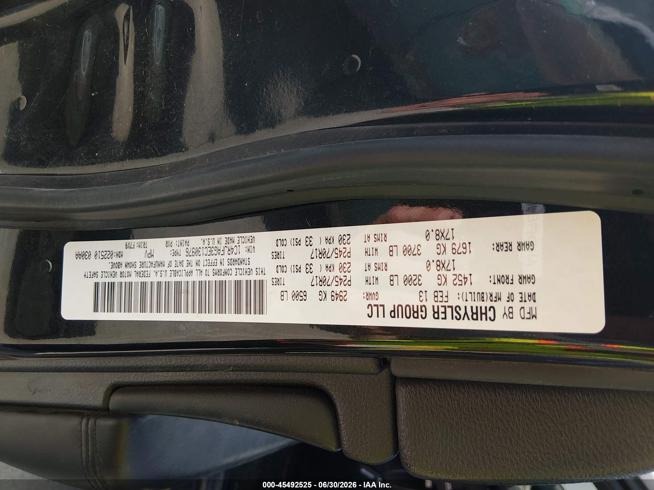 2014 Jeep Grand Cherokee Laredo Black vin: 1C4RJFAG3EC130976