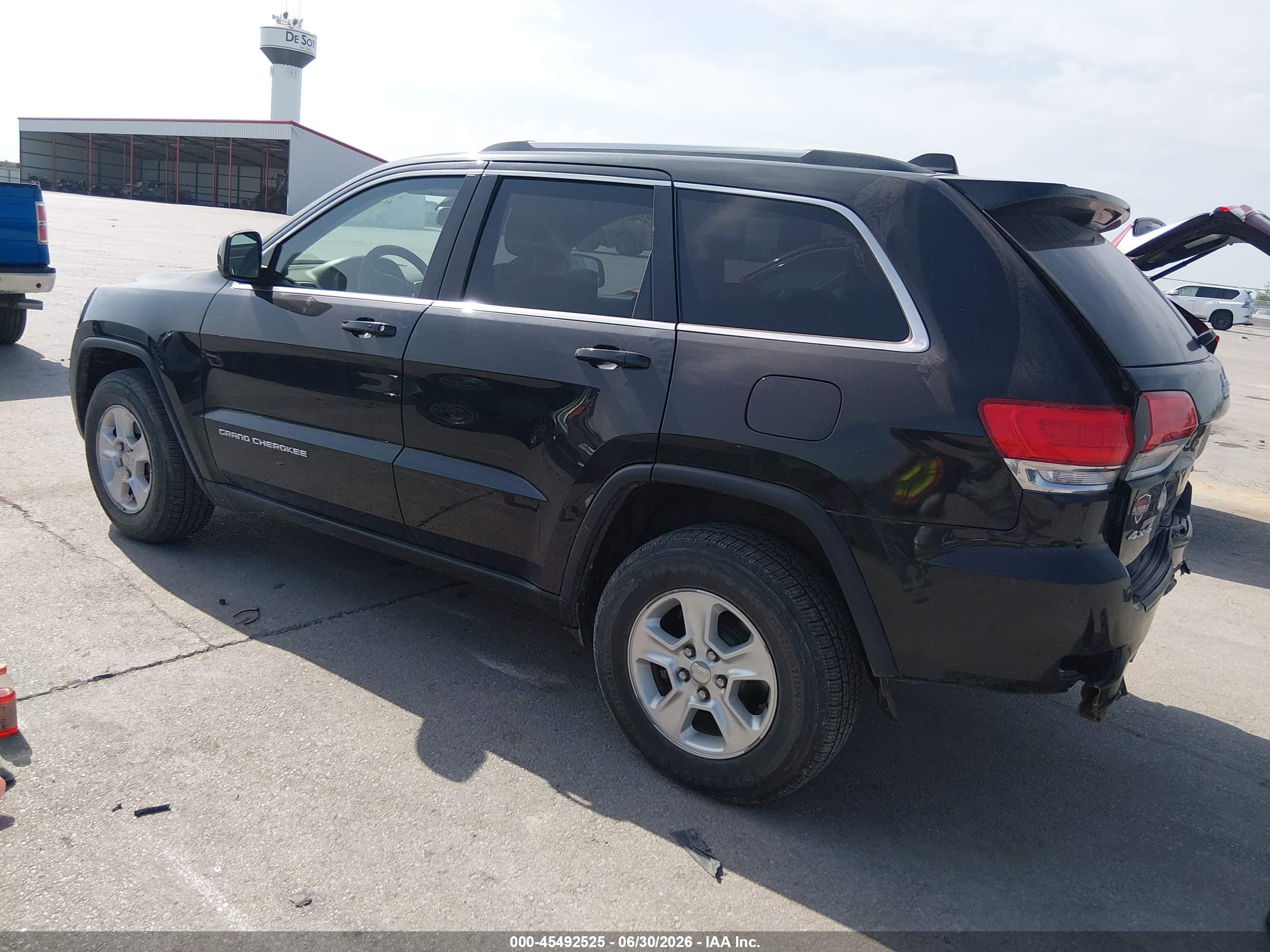 2014 Jeep Grand Cherokee Laredo Black vin: 1C4RJFAG3EC130976