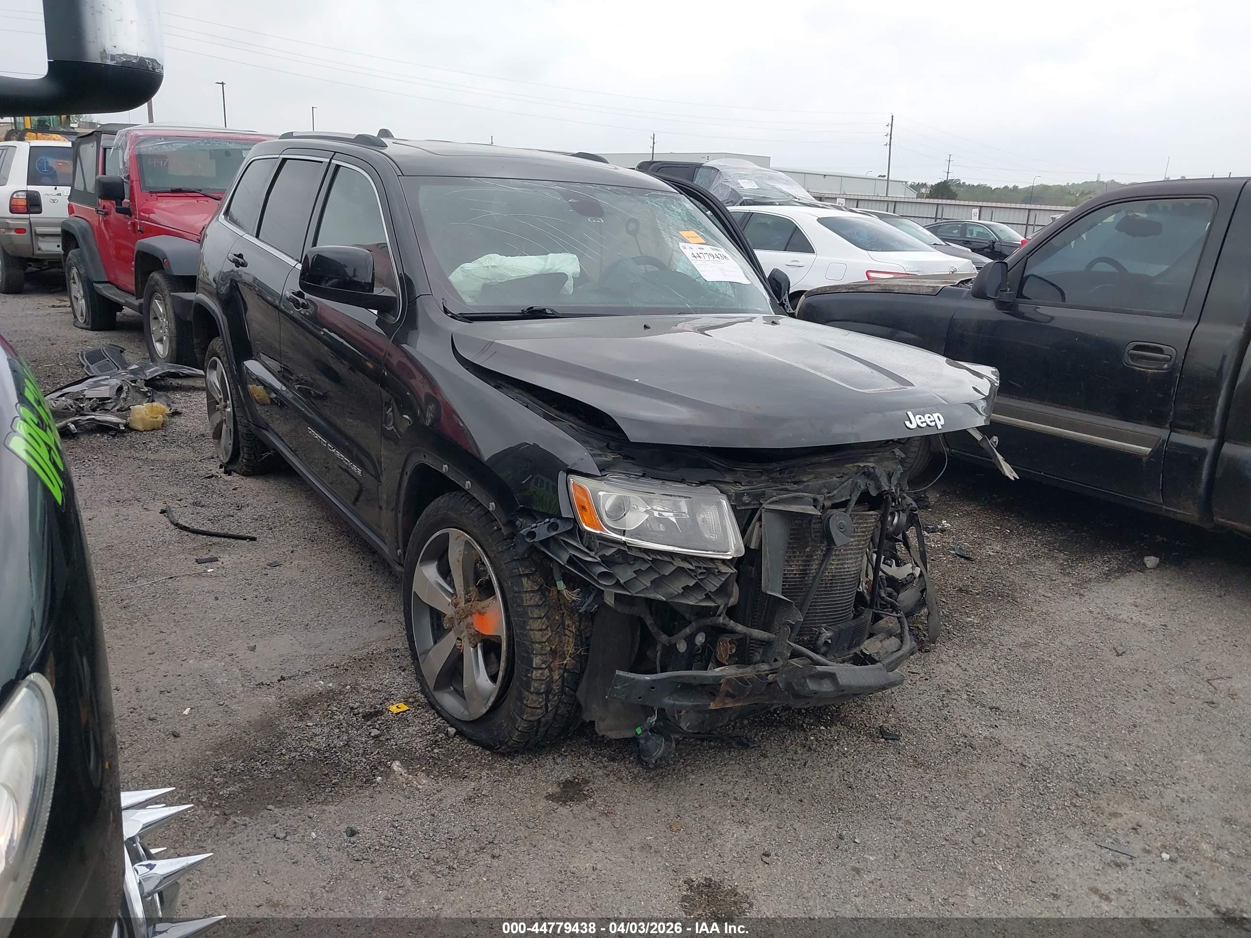 2014 Jeep Grand Cherokee Laredo Black vin: 1C4RJFAG3EC139208