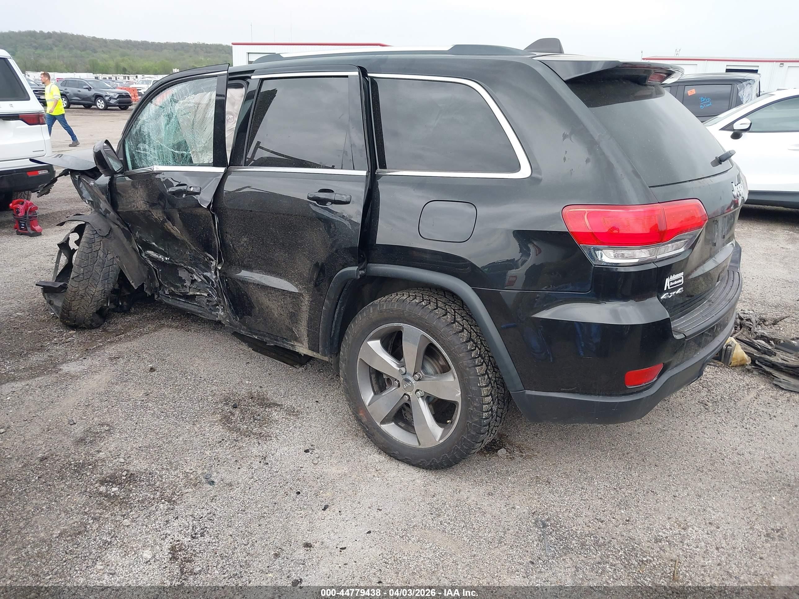 2014 Jeep Grand Cherokee Laredo Black vin: 1C4RJFAG3EC139208