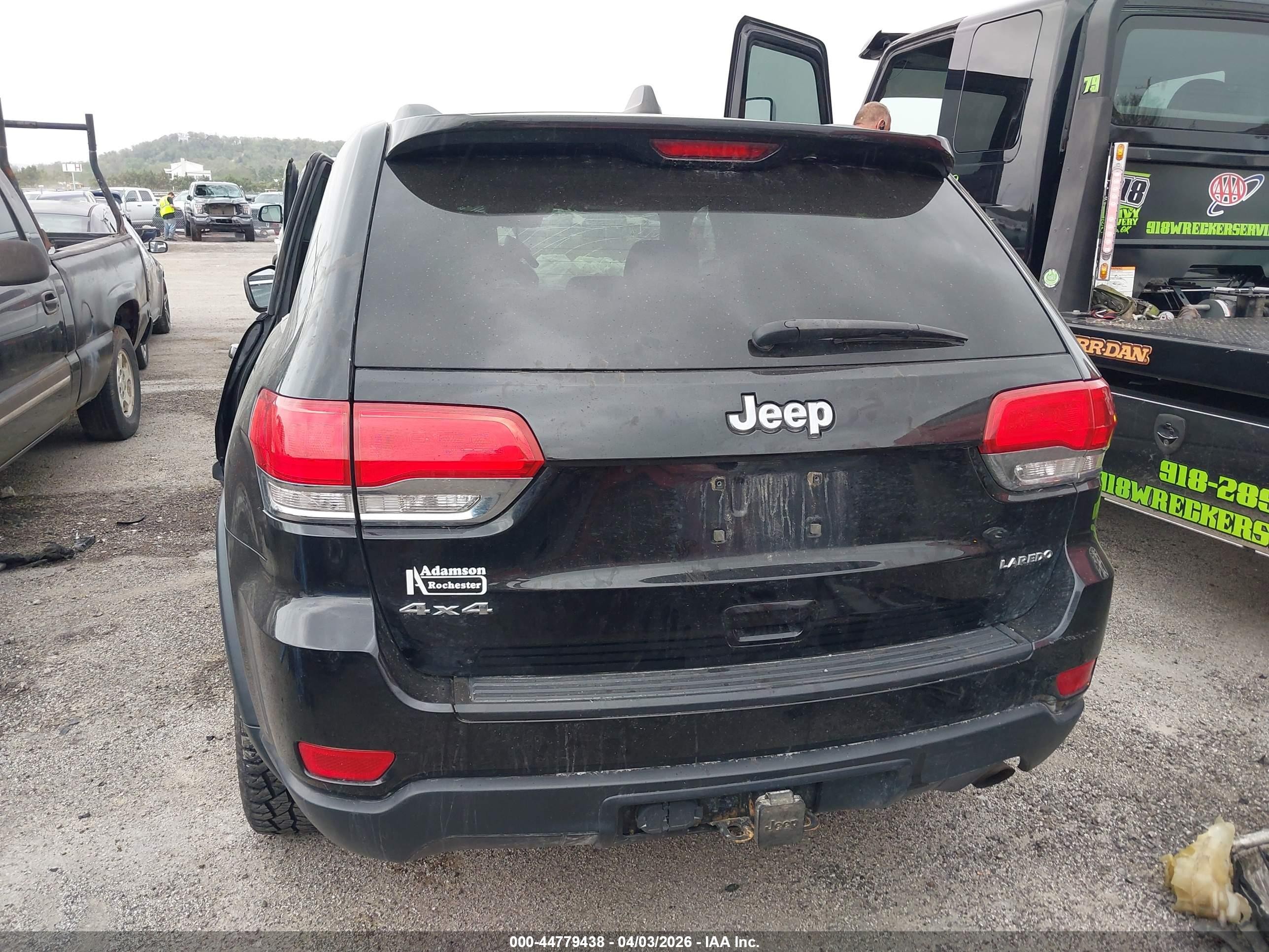 2014 Jeep Grand Cherokee Laredo Black vin: 1C4RJFAG3EC139208