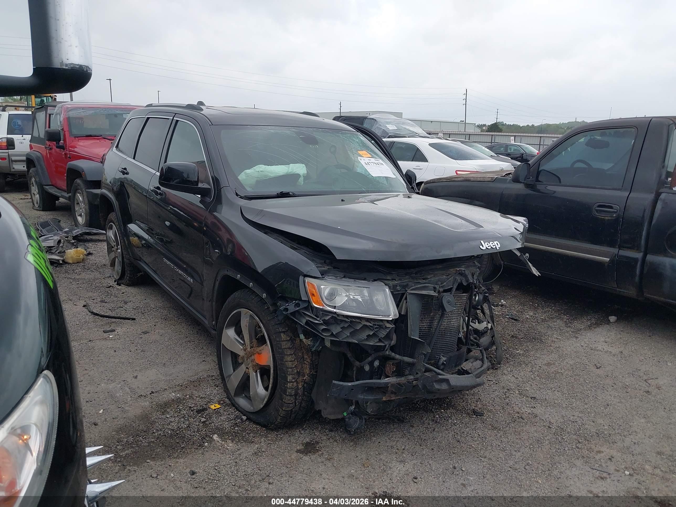 2014 Jeep Grand Cherokee Laredo Black vin: 1C4RJFAG3EC139208