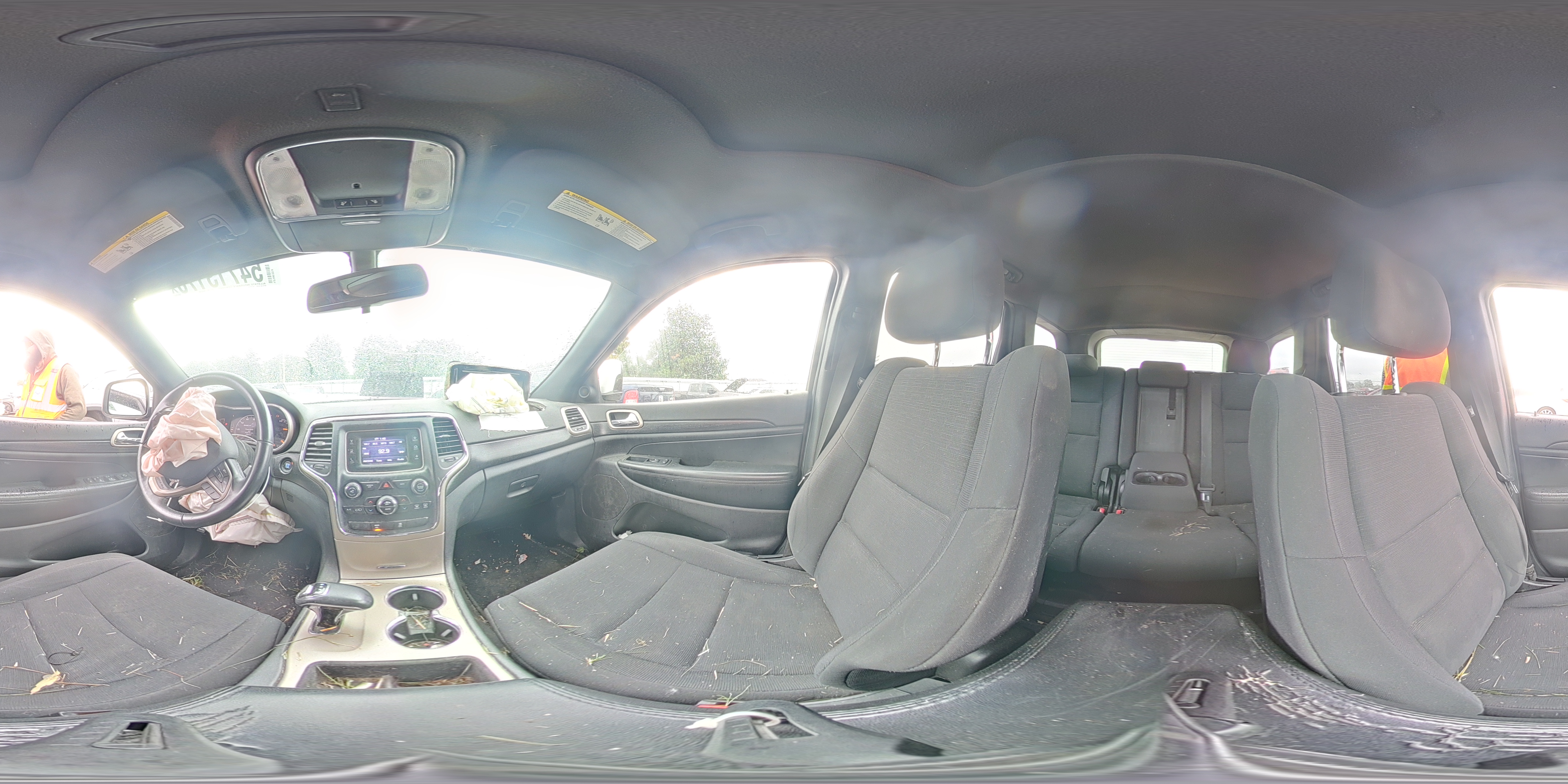 2014 Jeep Grand Cherokee Laredo White vin: 1C4RJFAG3EC178896