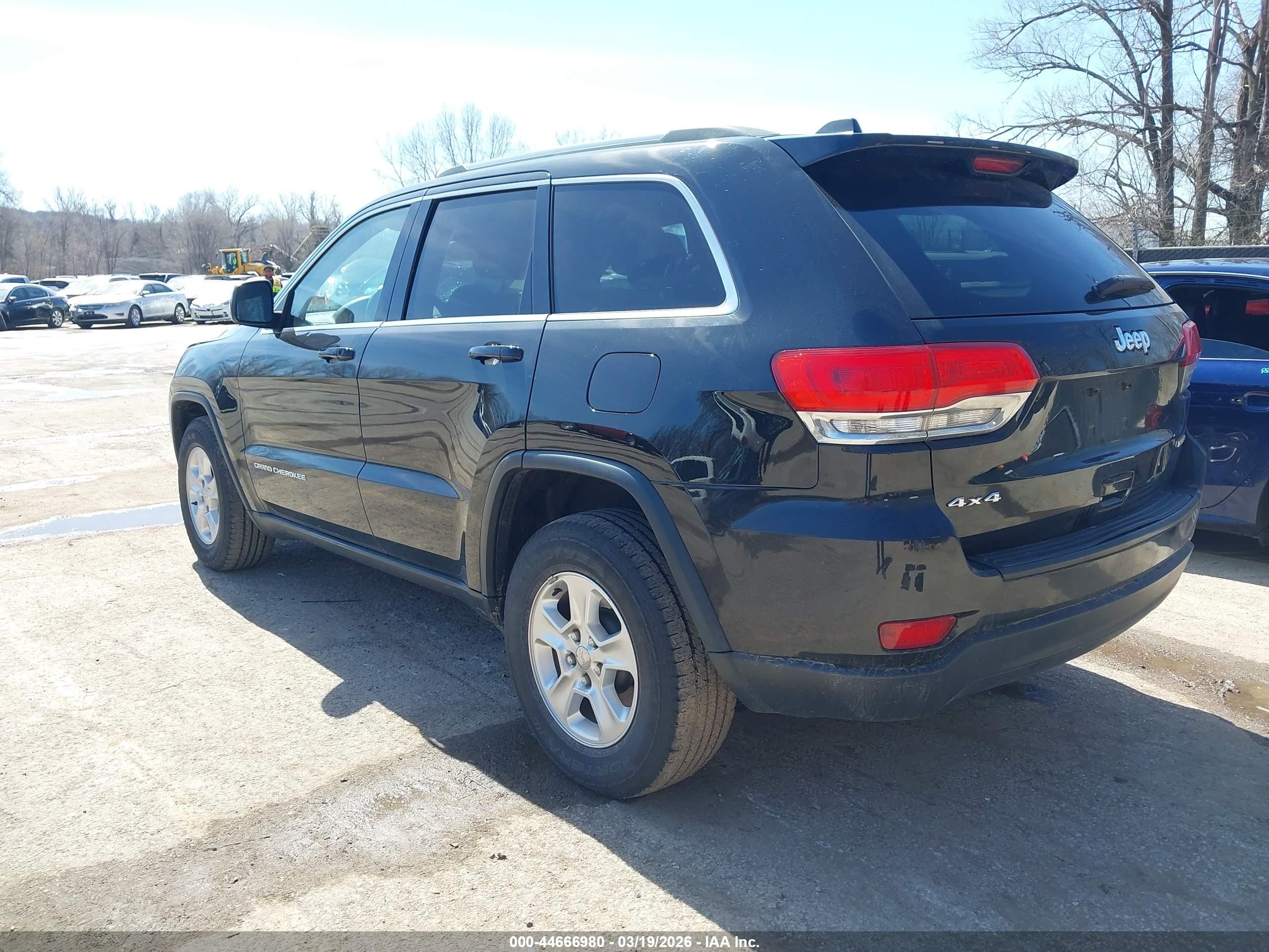 2014 Jeep Grand Cherokee Laredo Black vin: 1C4RJFAG3EC205014