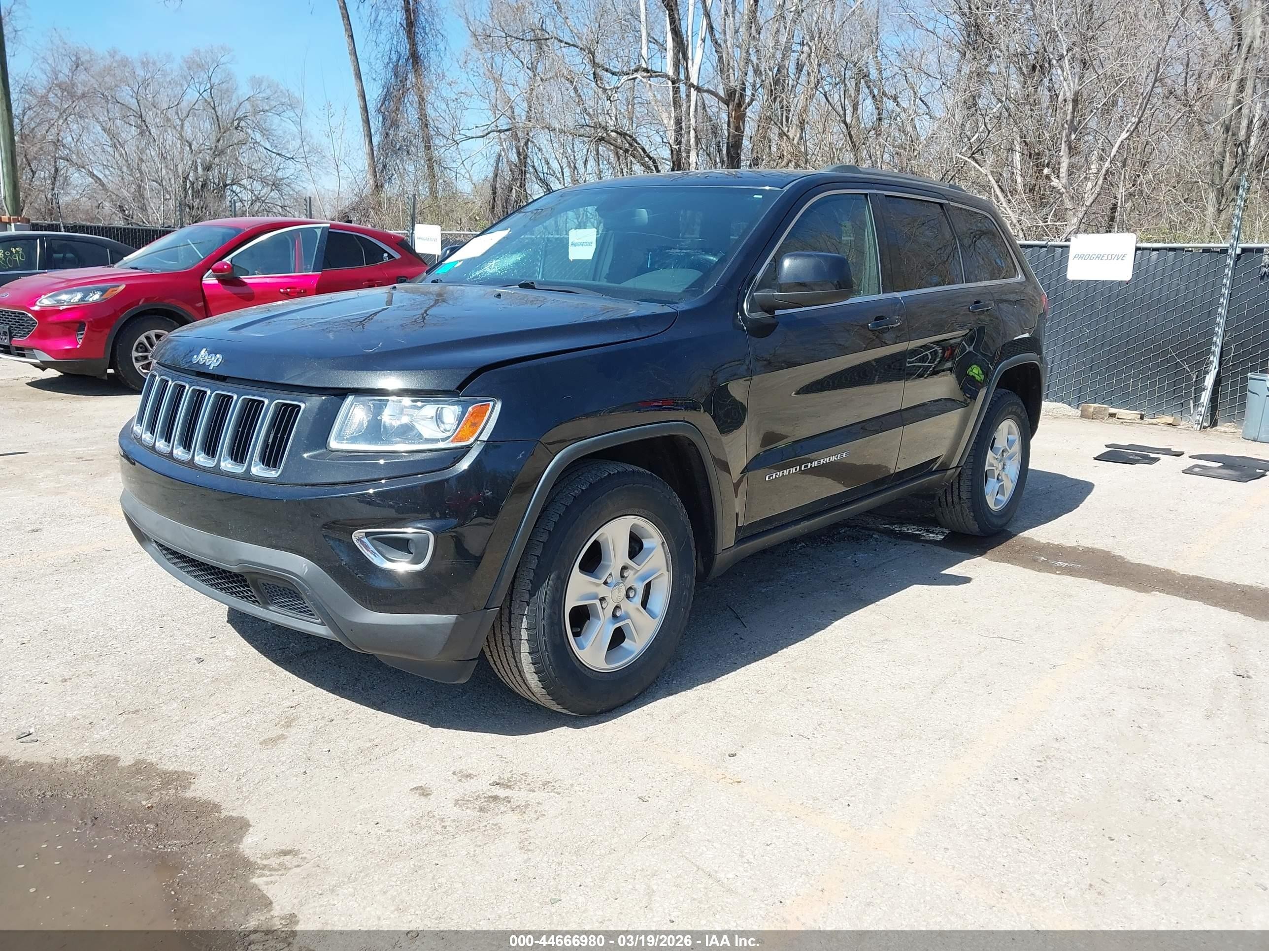 2014 Jeep Grand Cherokee Laredo Black vin: 1C4RJFAG3EC205014