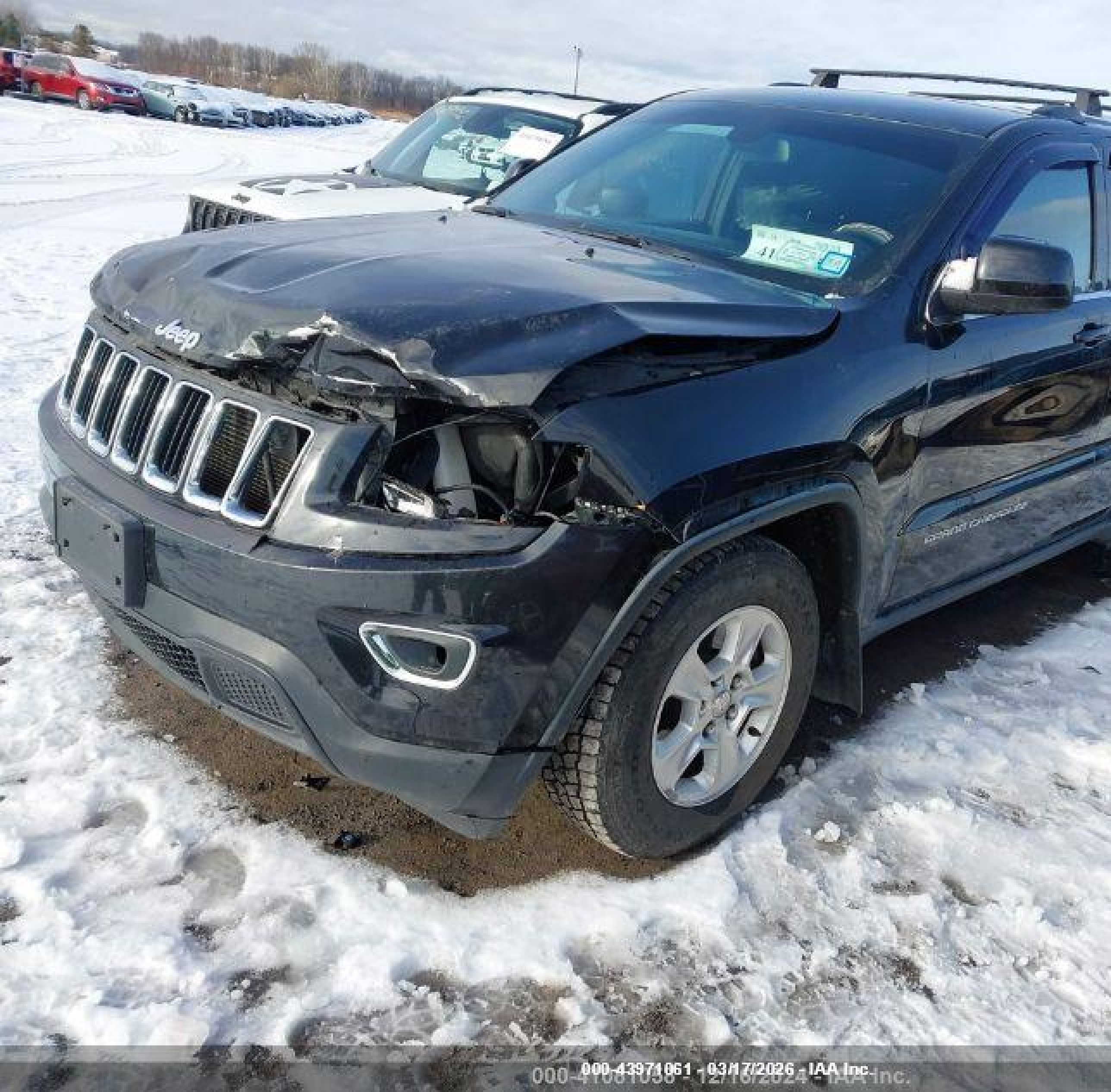2014 Jeep Grand Cherokee Laredo Black vin: 1C4RJFAG3EC231435
