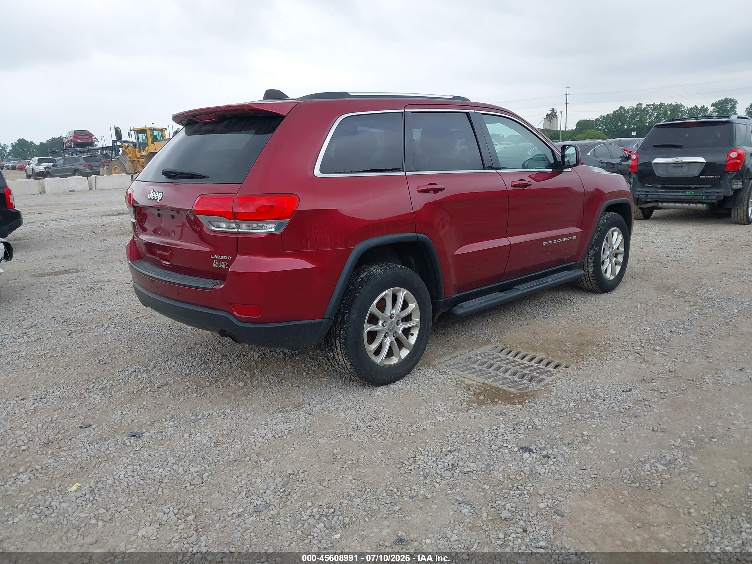 2014 Jeep Grand Cherokee Laredo Burgundy vin: 1C4RJFAG3EC384154