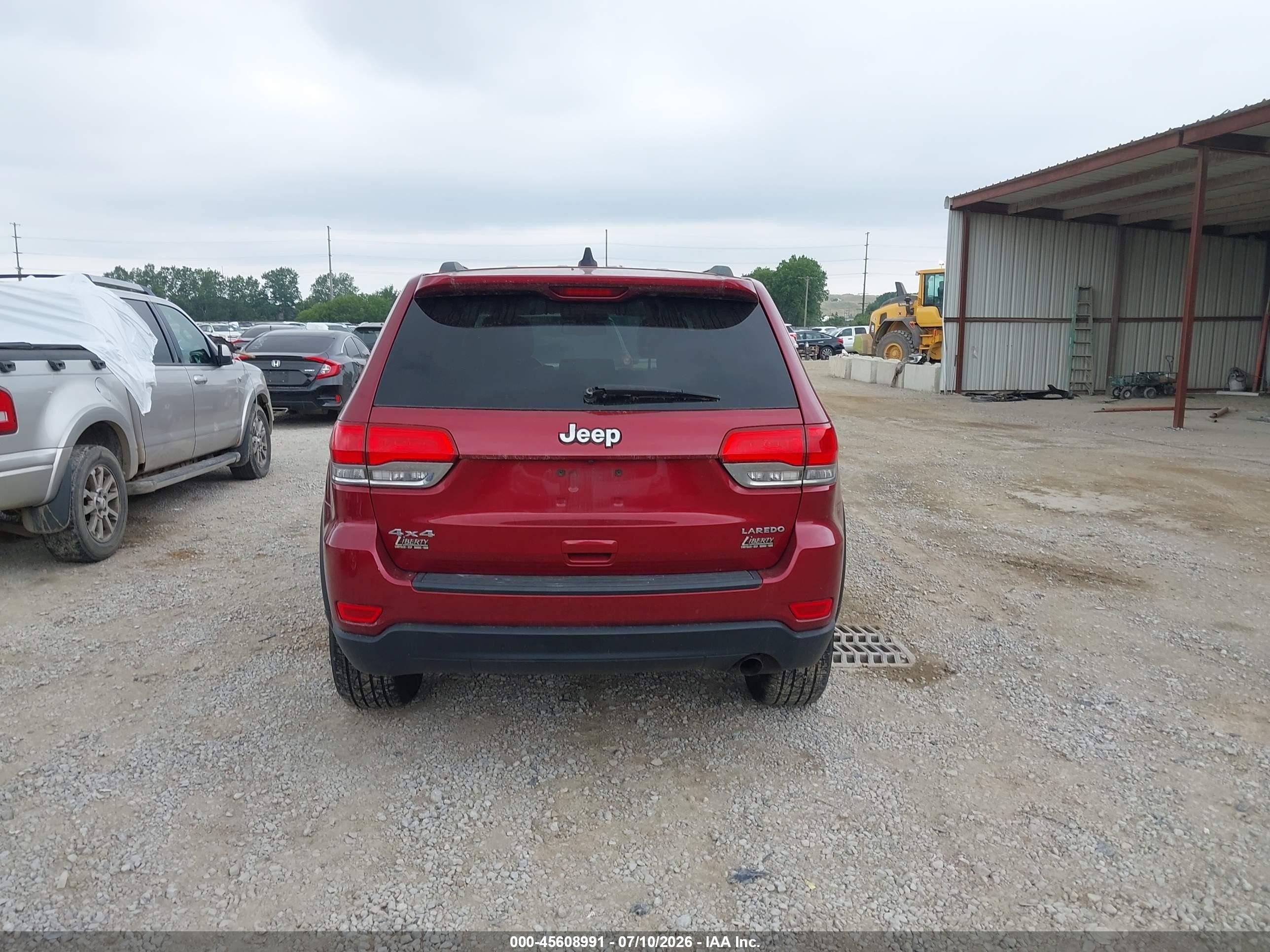 2014 Jeep Grand Cherokee Laredo Burgundy vin: 1C4RJFAG3EC384154