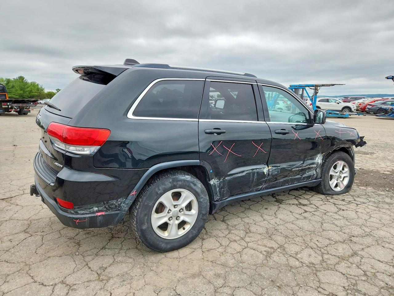 2014 Jeep Grand Cherokee Laredo Black vin: 1C4RJFAG3EC472346