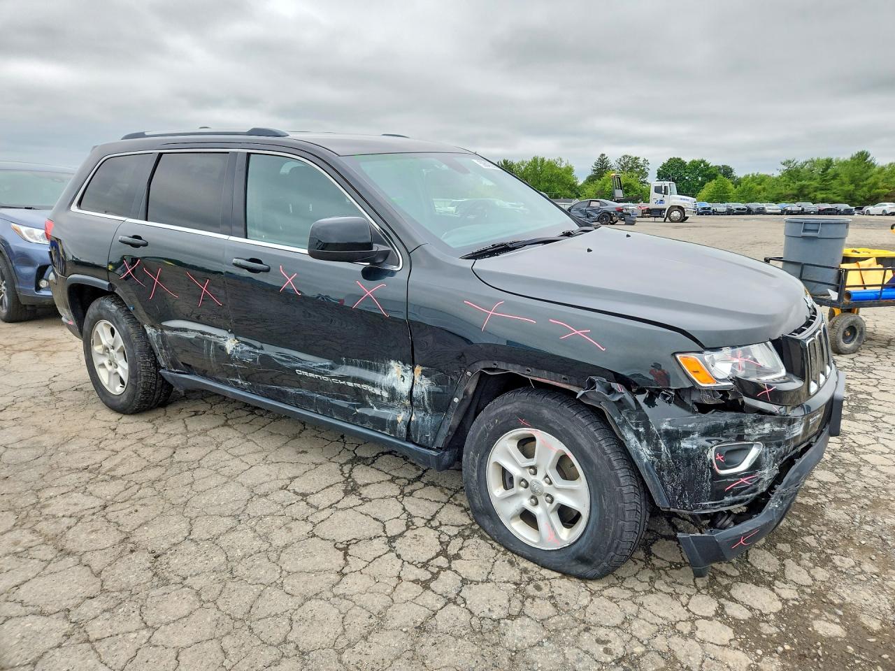 2014 Jeep Grand Cherokee Laredo Black vin: 1C4RJFAG3EC472346