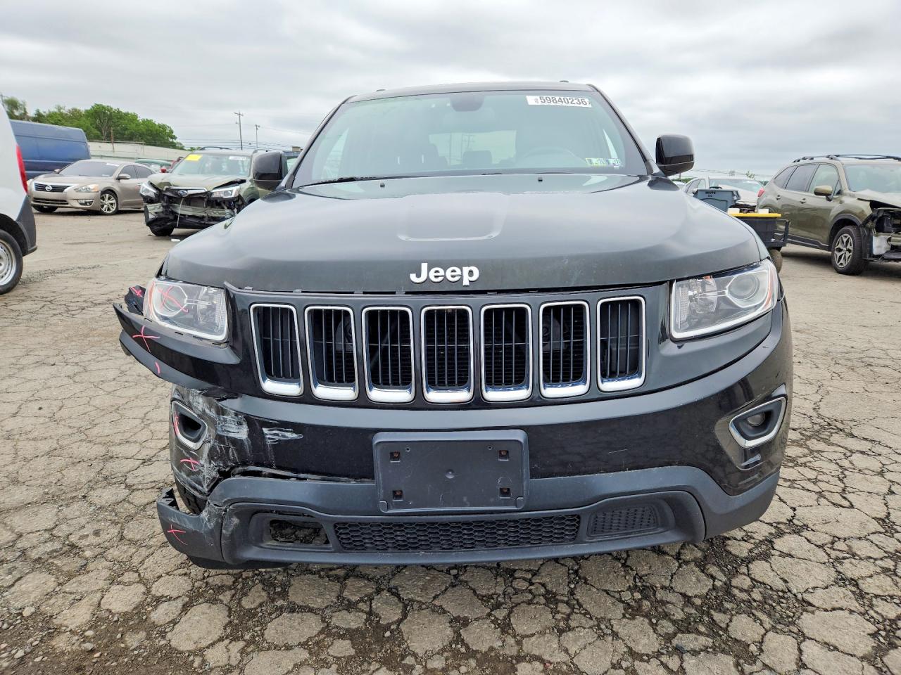 2014 Jeep Grand Cherokee Laredo Black vin: 1C4RJFAG3EC472346