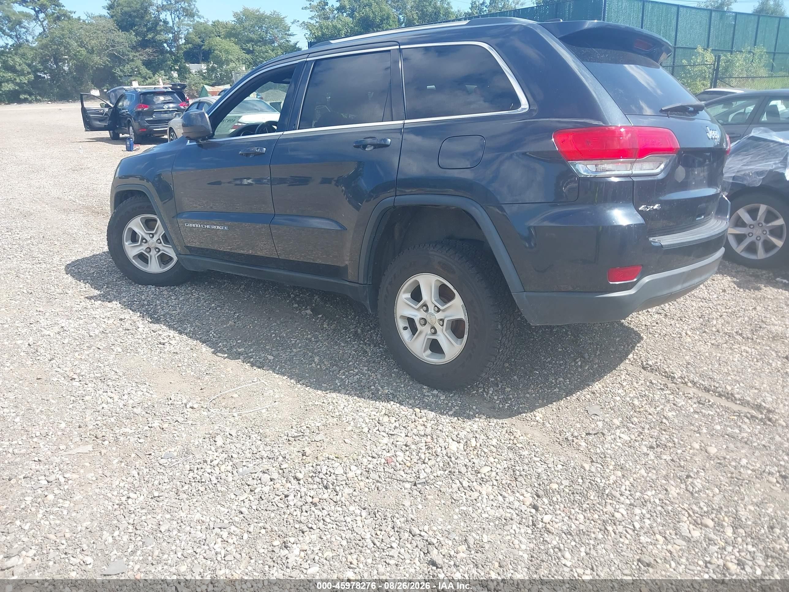 2014 Jeep Grand Cherokee Laredo Черный vin: 1C4RJFAG3EC568476
