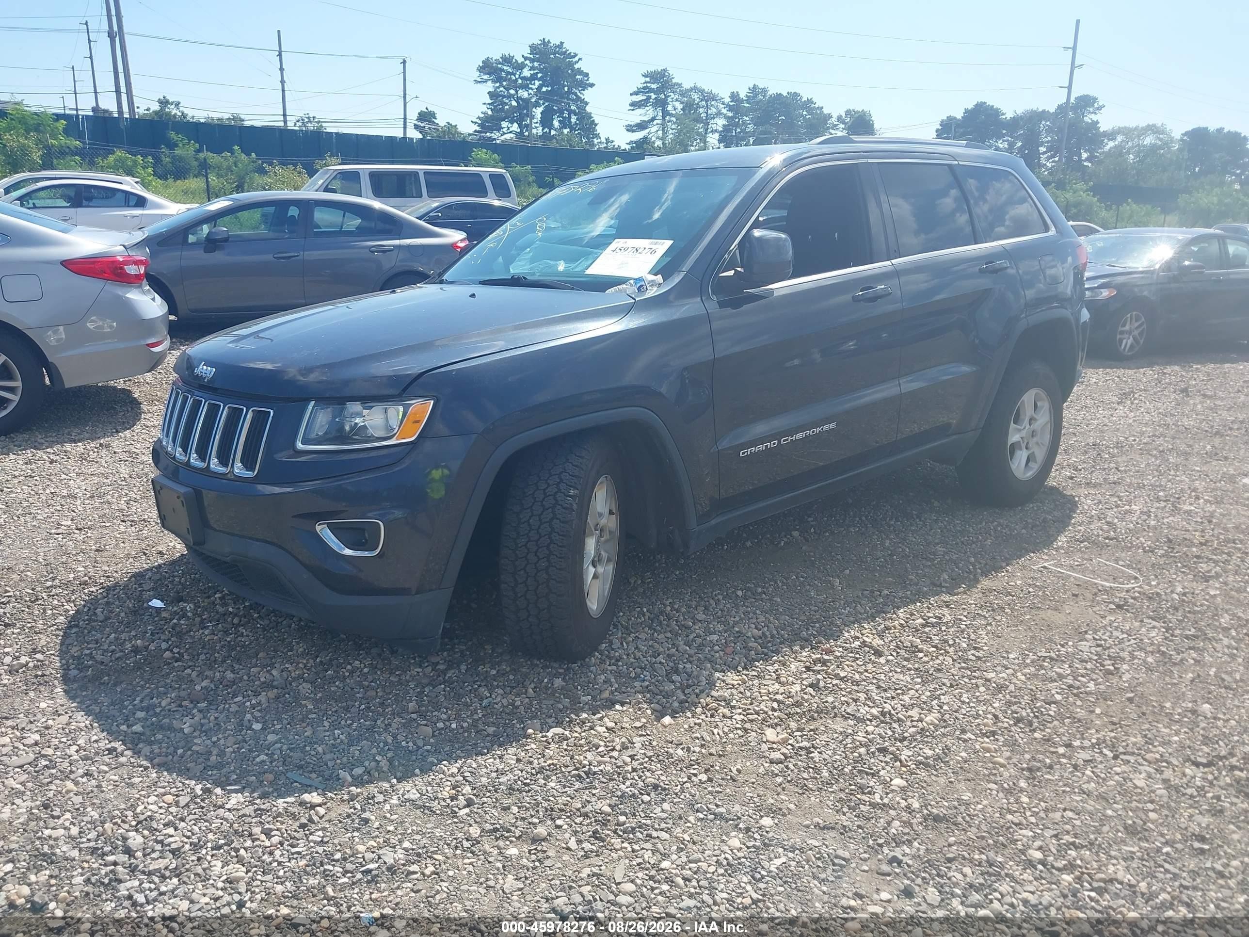 2014 Jeep Grand Cherokee Laredo Черный vin: 1C4RJFAG3EC568476