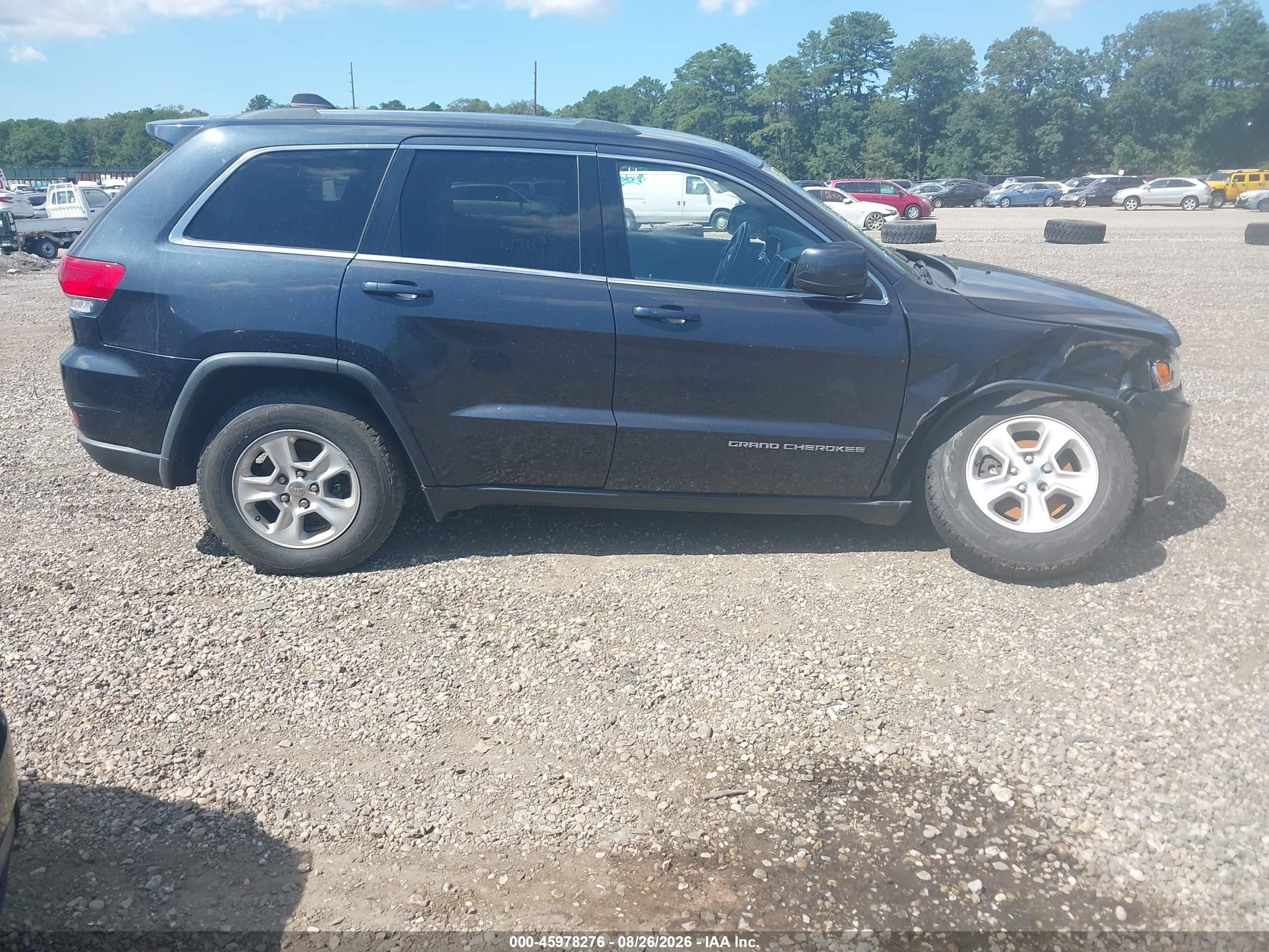 2014 Jeep Grand Cherokee Laredo Черный vin: 1C4RJFAG3EC568476