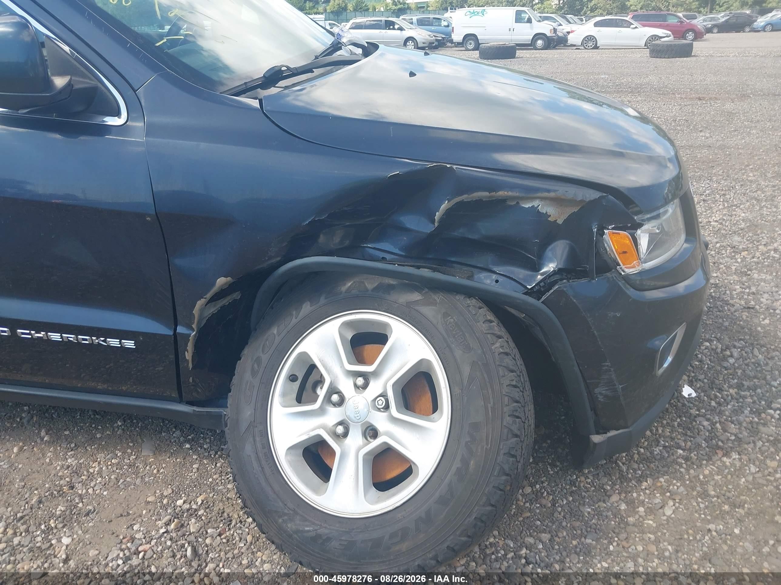 2014 Jeep Grand Cherokee Laredo Черный vin: 1C4RJFAG3EC568476