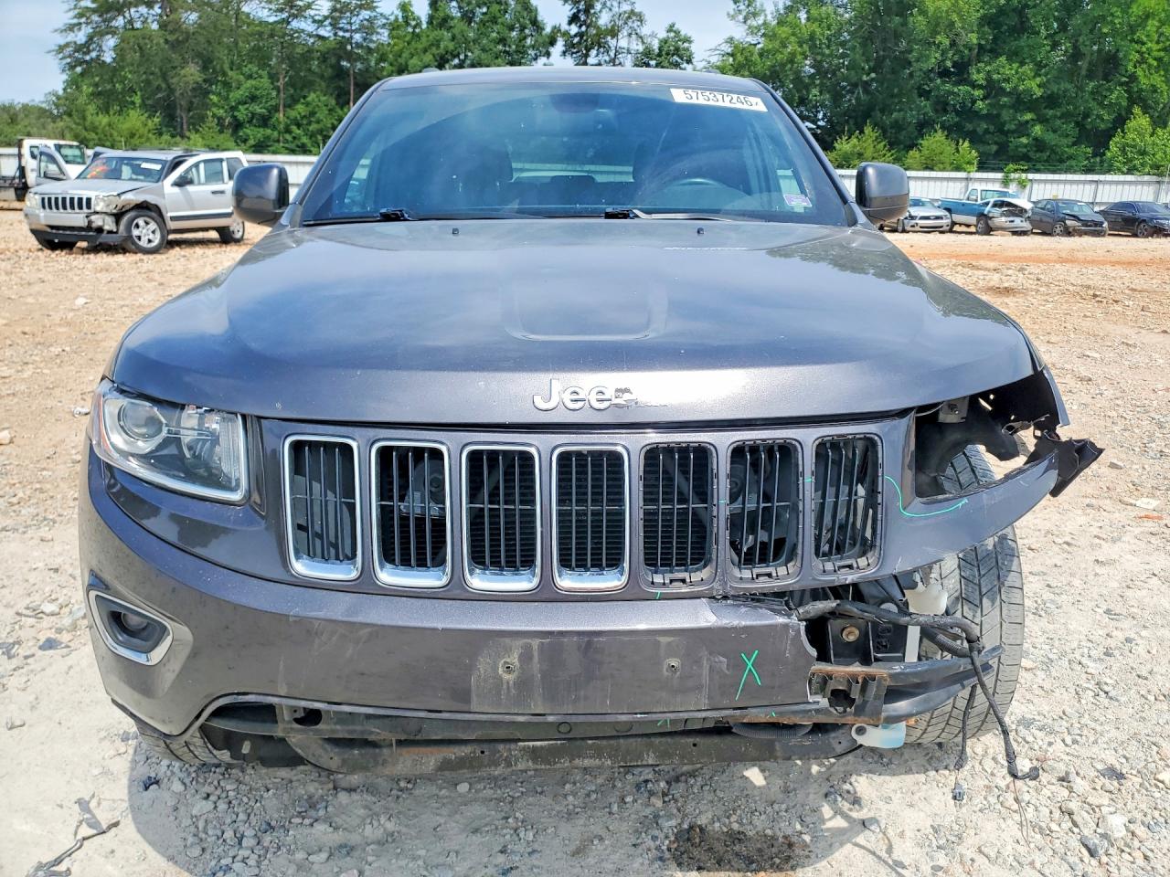2014 Jeep Grand Cherokee Laredo Серый vin: 1C4RJFAG3EC571054
