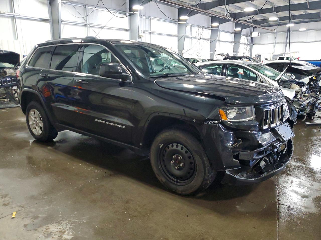 2015 Jeep Grand Cherokee Laredo Black vin: 1C4RJFAG3FC115783