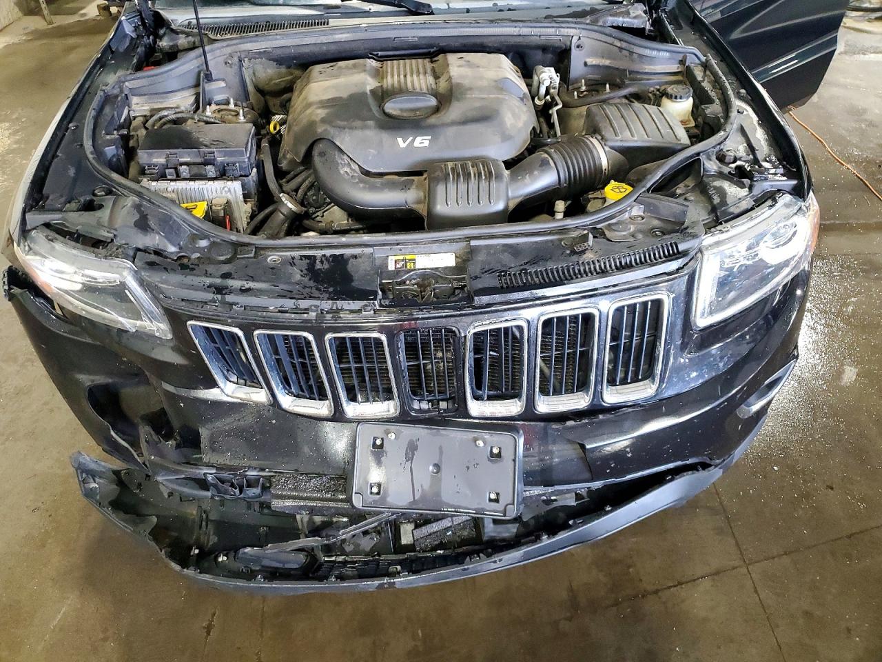 2015 Jeep Grand Cherokee Laredo Black vin: 1C4RJFAG3FC115783