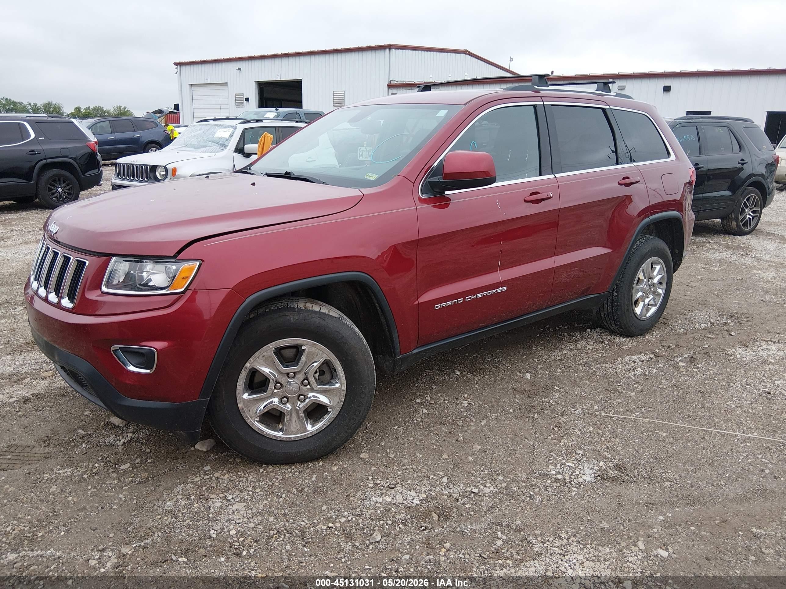 2015 Jeep Grand Cherokee Laredo Maroon vin: 1C4RJFAG3FC171139