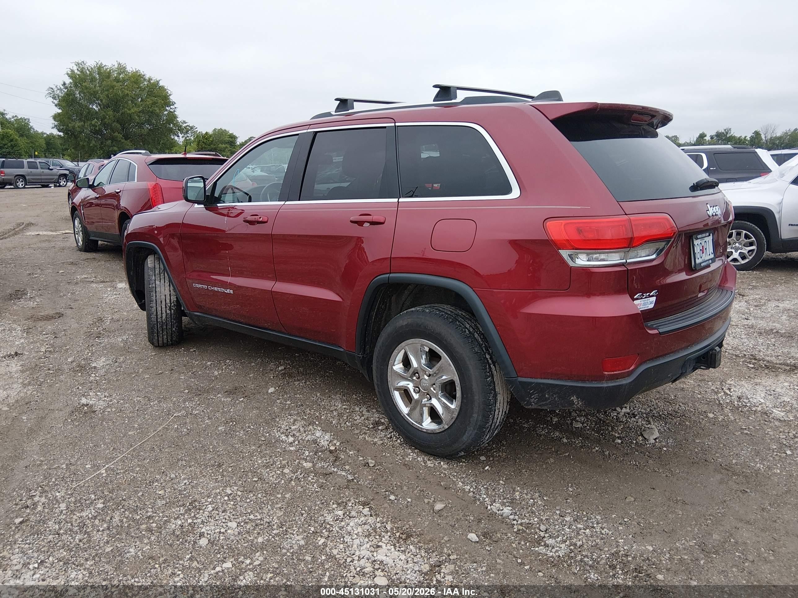 2015 Jeep Grand Cherokee Laredo Maroon vin: 1C4RJFAG3FC171139
