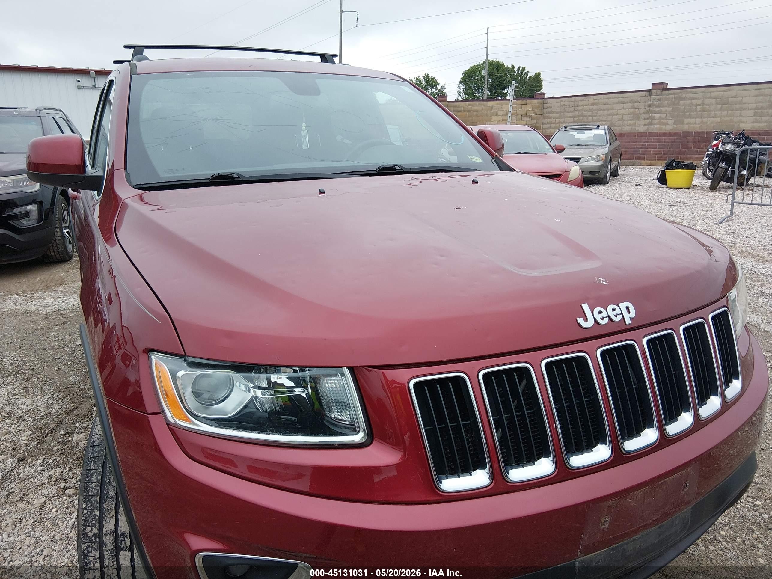 2015 Jeep Grand Cherokee Laredo Maroon vin: 1C4RJFAG3FC171139