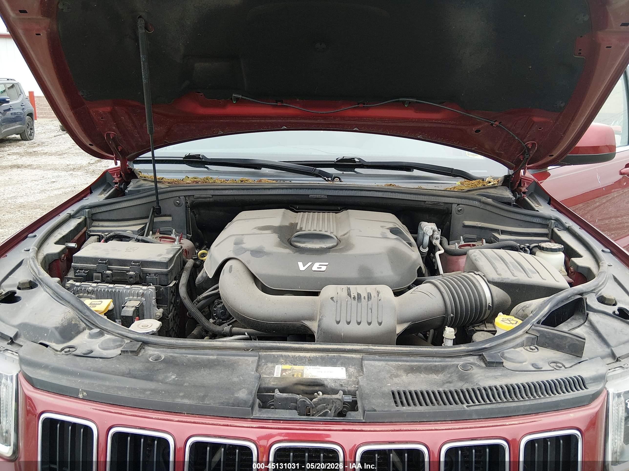 2015 Jeep Grand Cherokee Laredo Maroon vin: 1C4RJFAG3FC171139