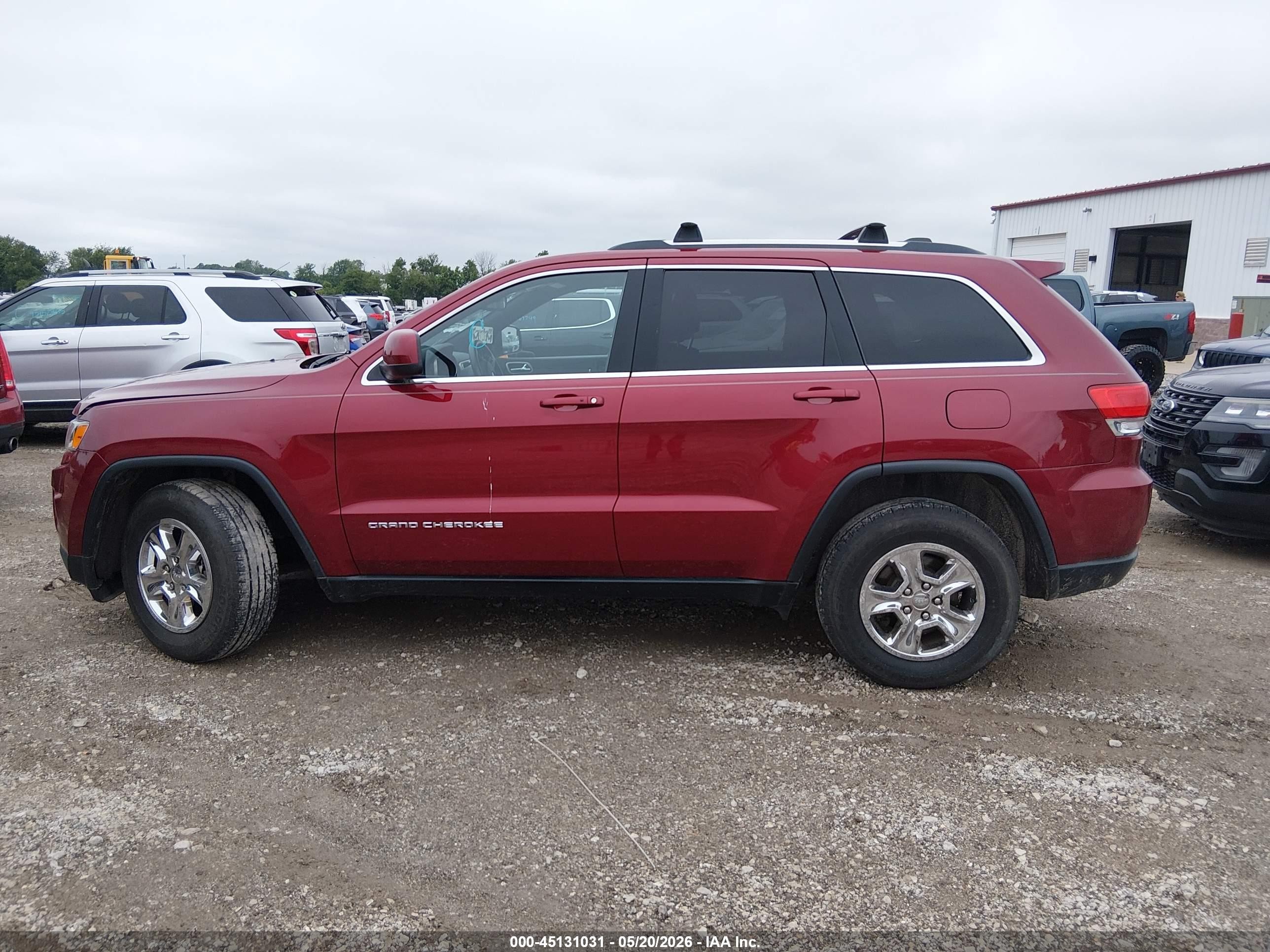 2015 Jeep Grand Cherokee Laredo Maroon vin: 1C4RJFAG3FC171139
