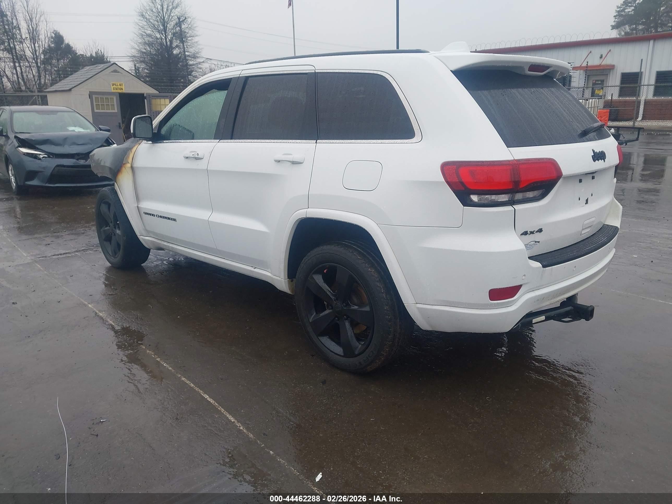 2015 Jeep Grand Cherokee Altitude White vin: 1C4RJFAG3FC212305