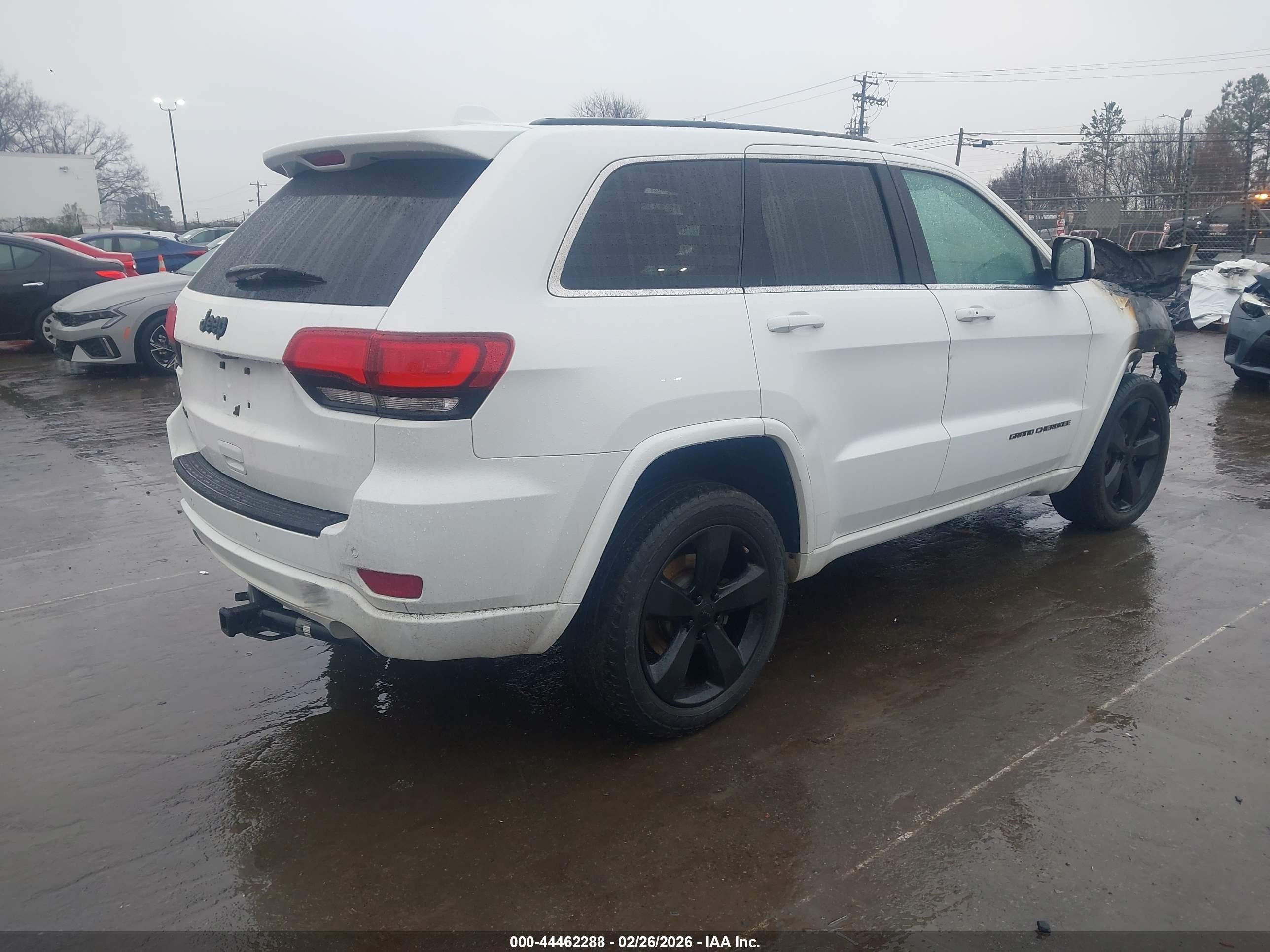 2015 Jeep Grand Cherokee Altitude White vin: 1C4RJFAG3FC212305