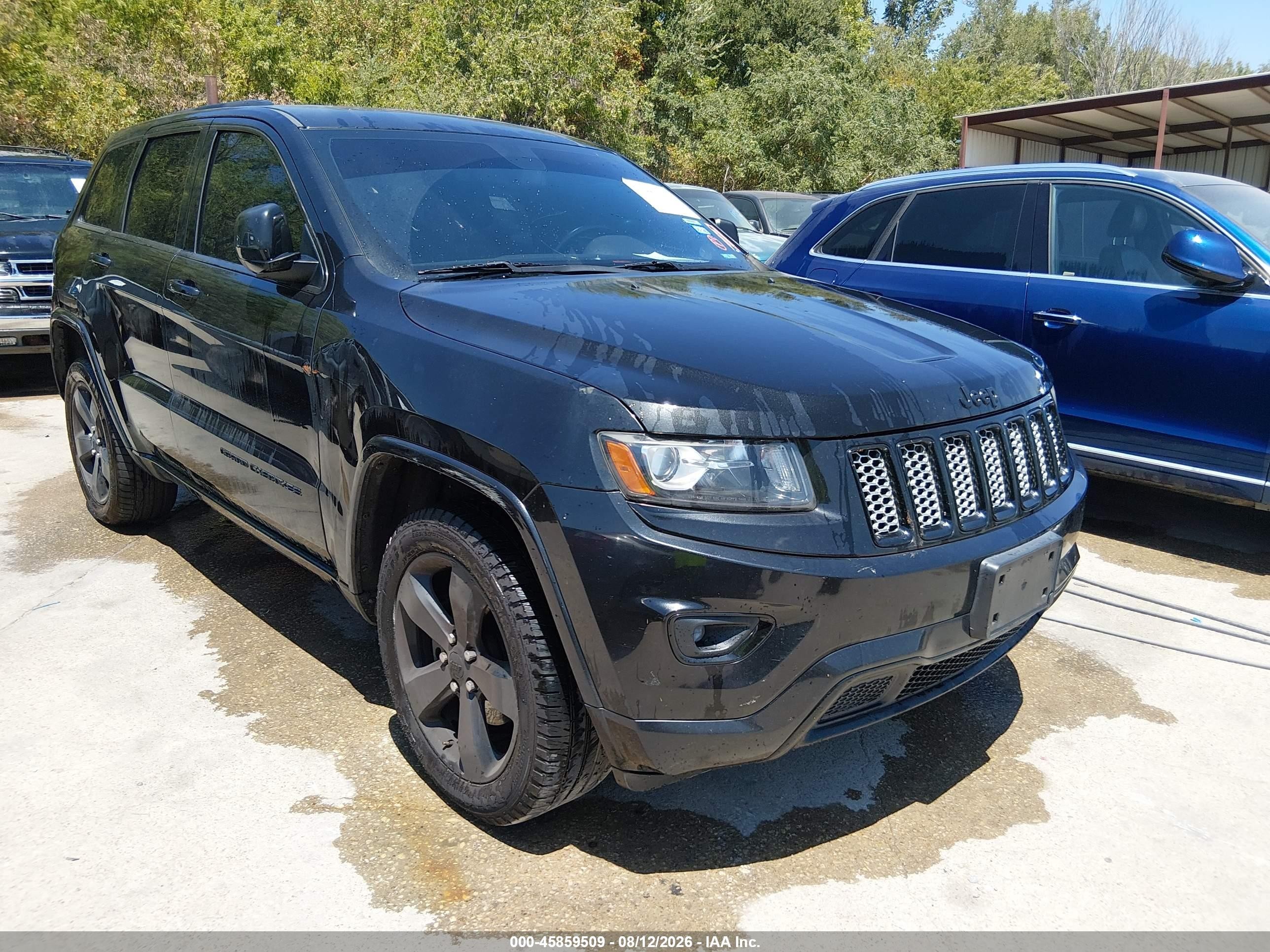 2015 Jeep Grand Cherokee Altitude Black vin: 1C4RJFAG3FC607598
