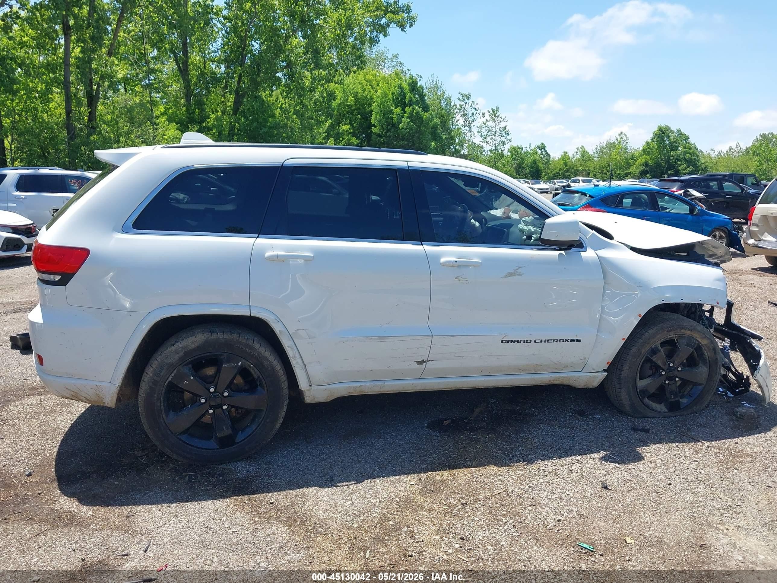 2015 Jeep Grand Cherokee Altitude White vin: 1C4RJFAG3FC699666