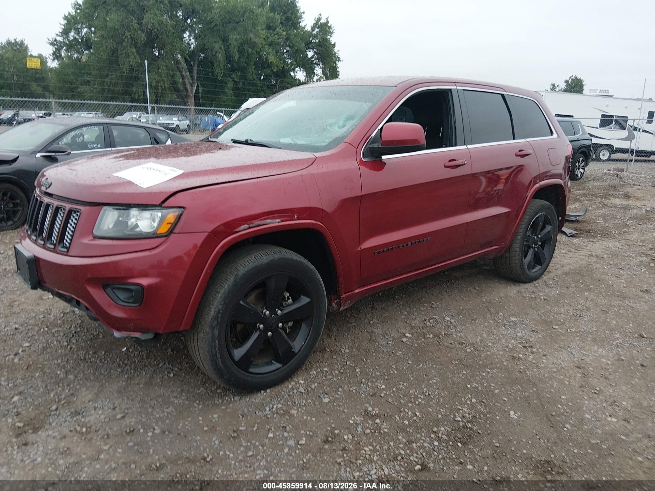 2015 Jeep Grand Cherokee Altitude Burgundy vin: 1C4RJFAG3FC705286