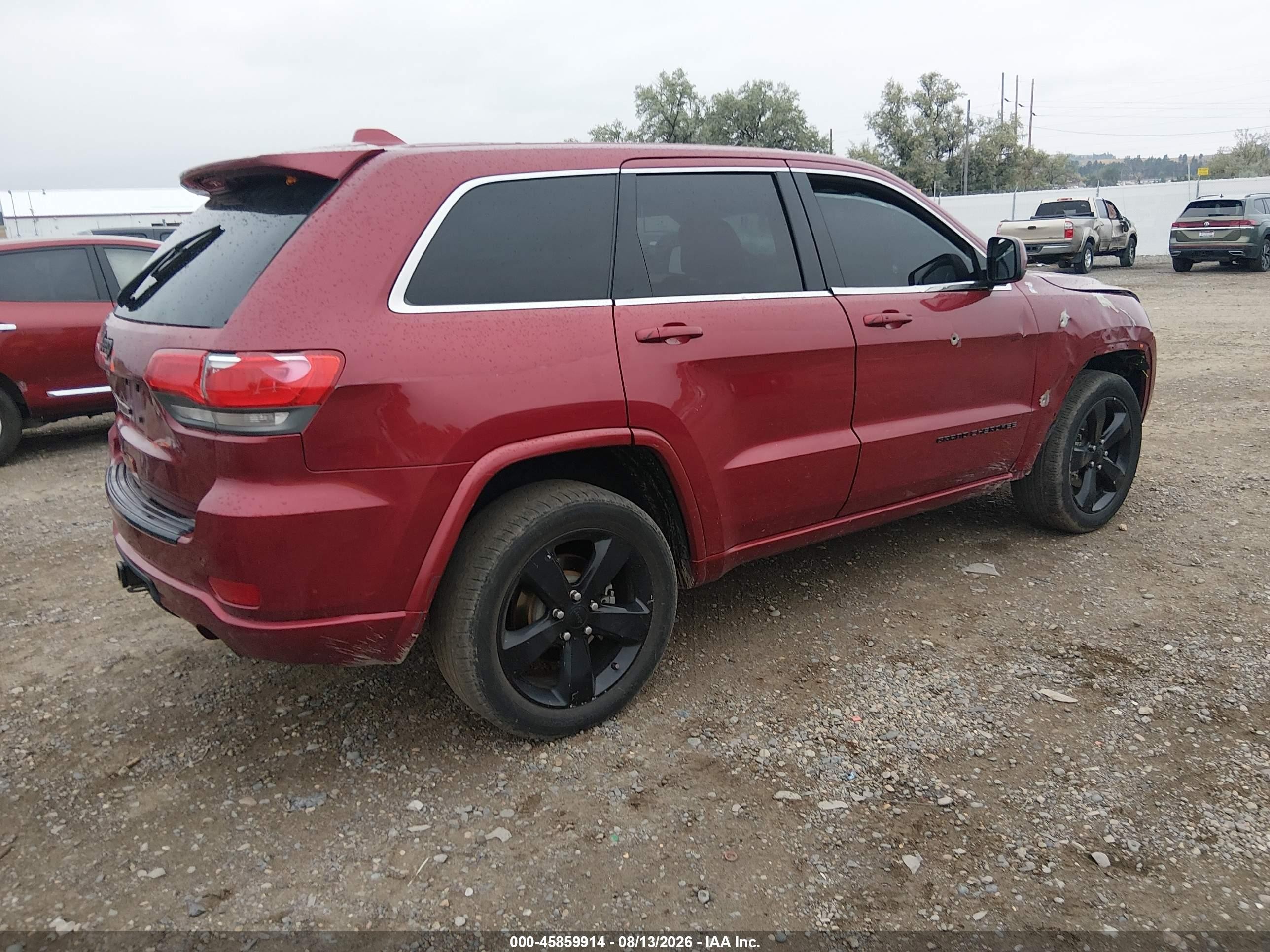 2015 Jeep Grand Cherokee Altitude Burgundy vin: 1C4RJFAG3FC705286