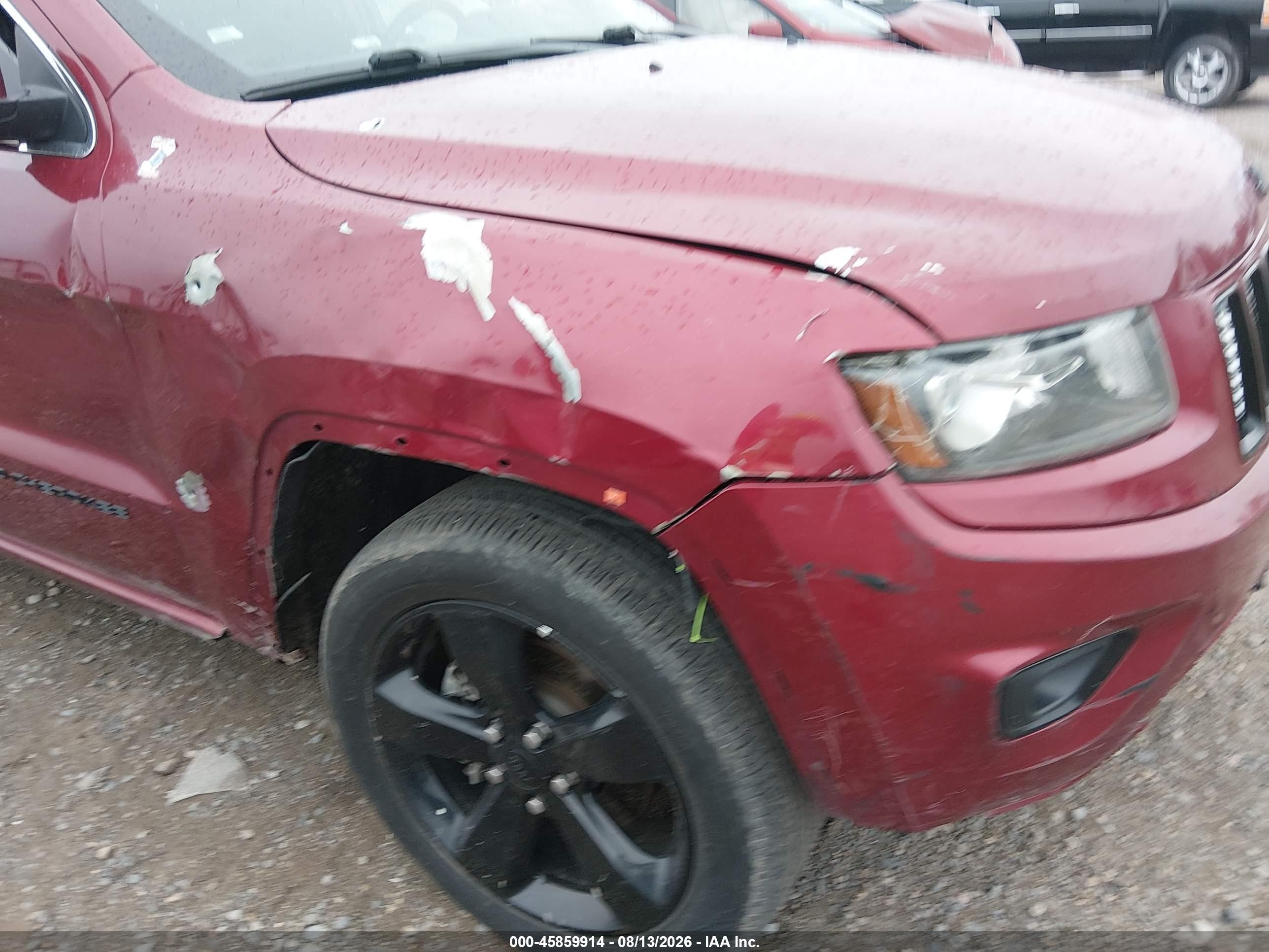 2015 Jeep Grand Cherokee Altitude Burgundy vin: 1C4RJFAG3FC705286
