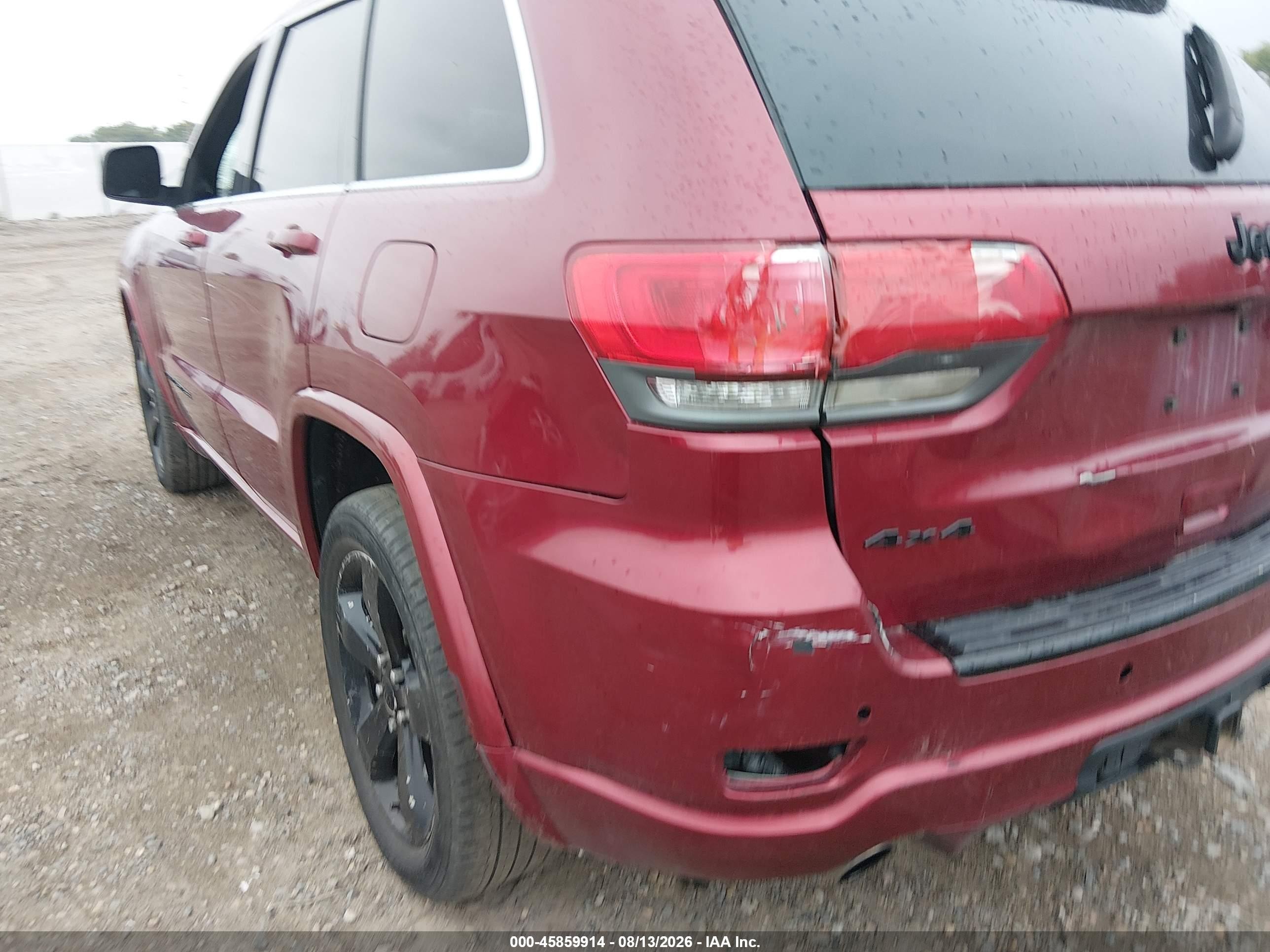 2015 Jeep Grand Cherokee Altitude Burgundy vin: 1C4RJFAG3FC705286