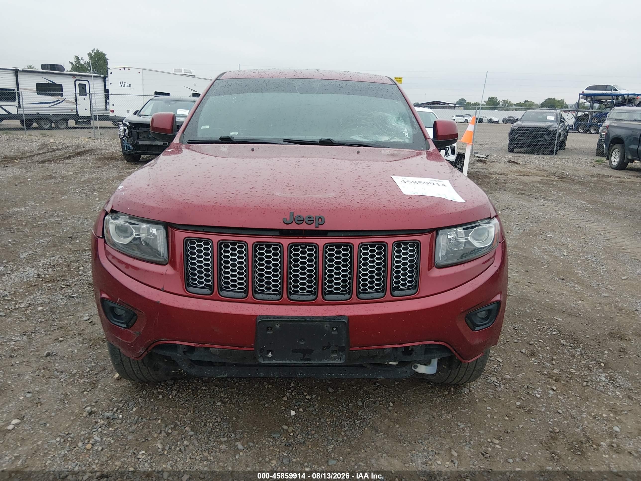 2015 Jeep Grand Cherokee Altitude Burgundy vin: 1C4RJFAG3FC705286