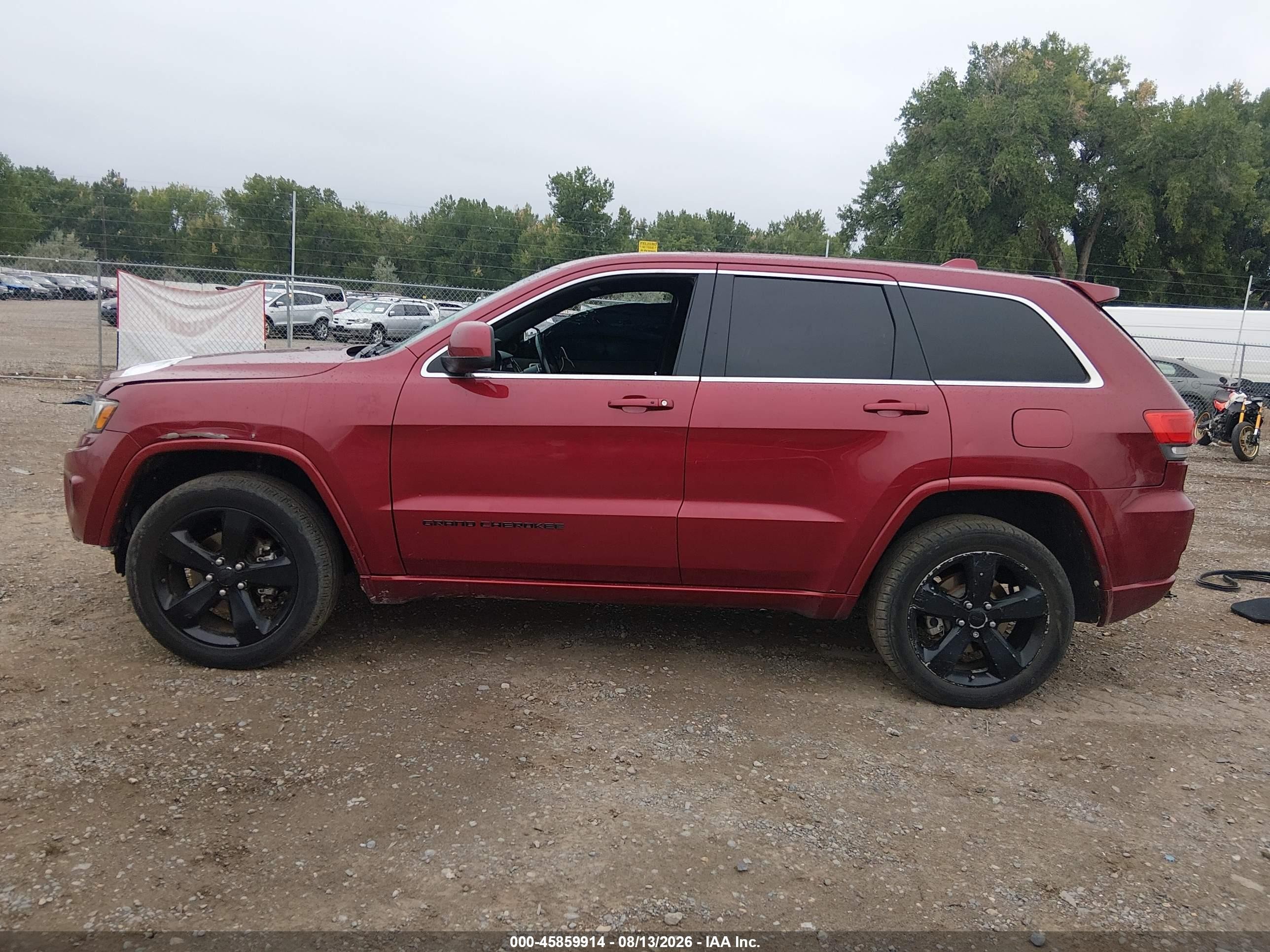 2015 Jeep Grand Cherokee Altitude Burgundy vin: 1C4RJFAG3FC705286