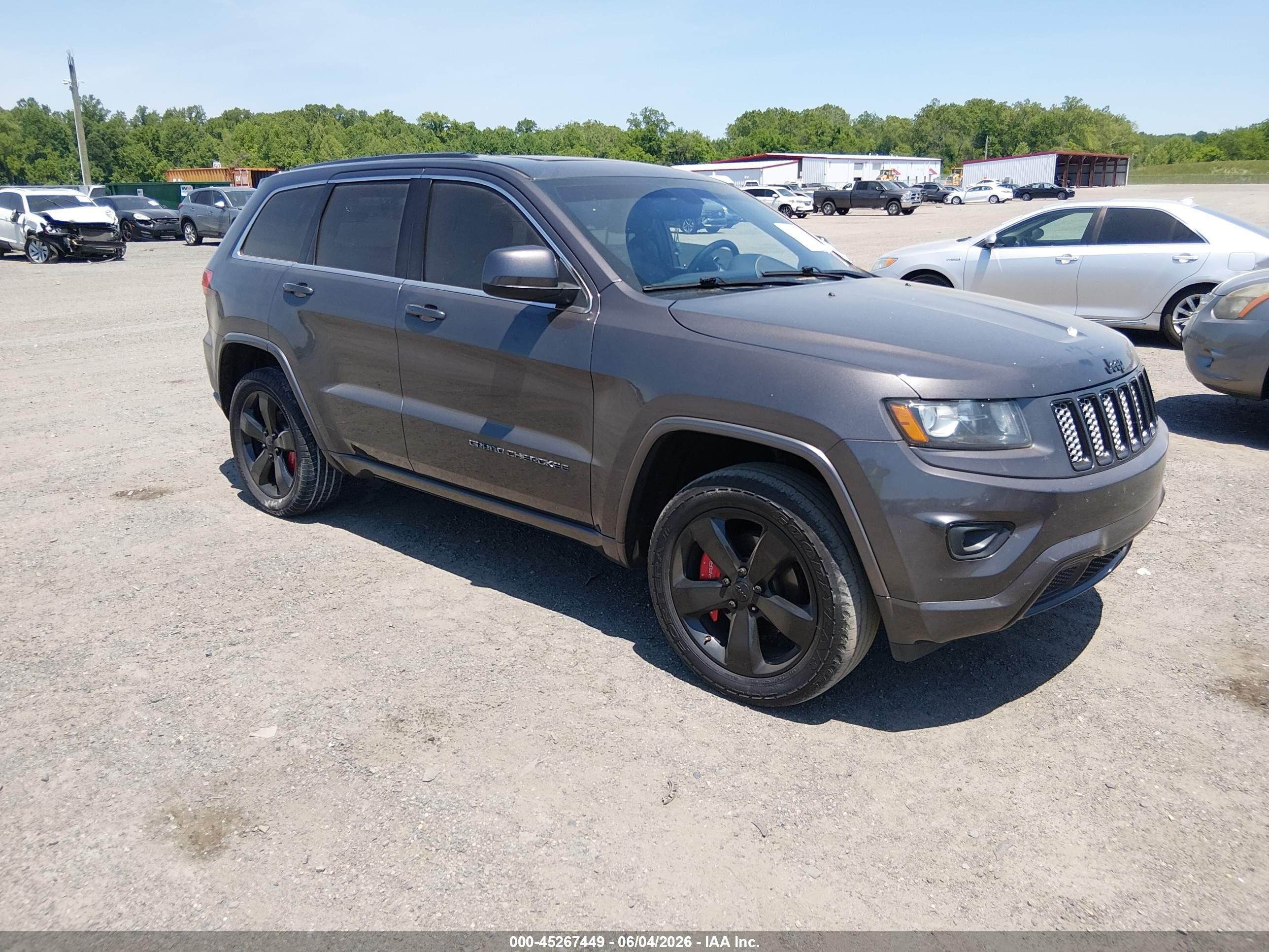 2015 Jeep Grand Cherokee Altitude Gray vin: 1C4RJFAG3FC747053