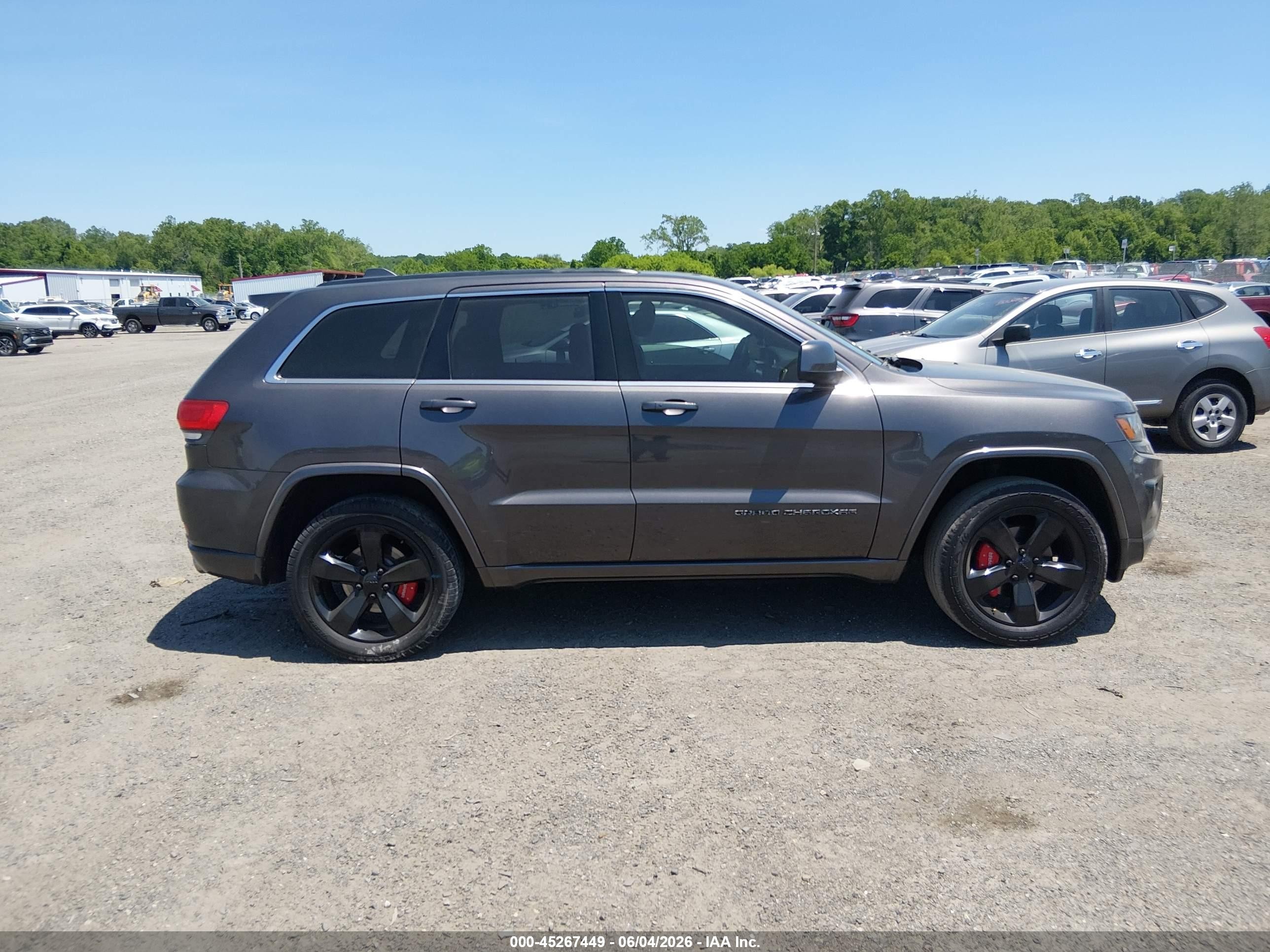 2015 Jeep Grand Cherokee Altitude Gray vin: 1C4RJFAG3FC747053