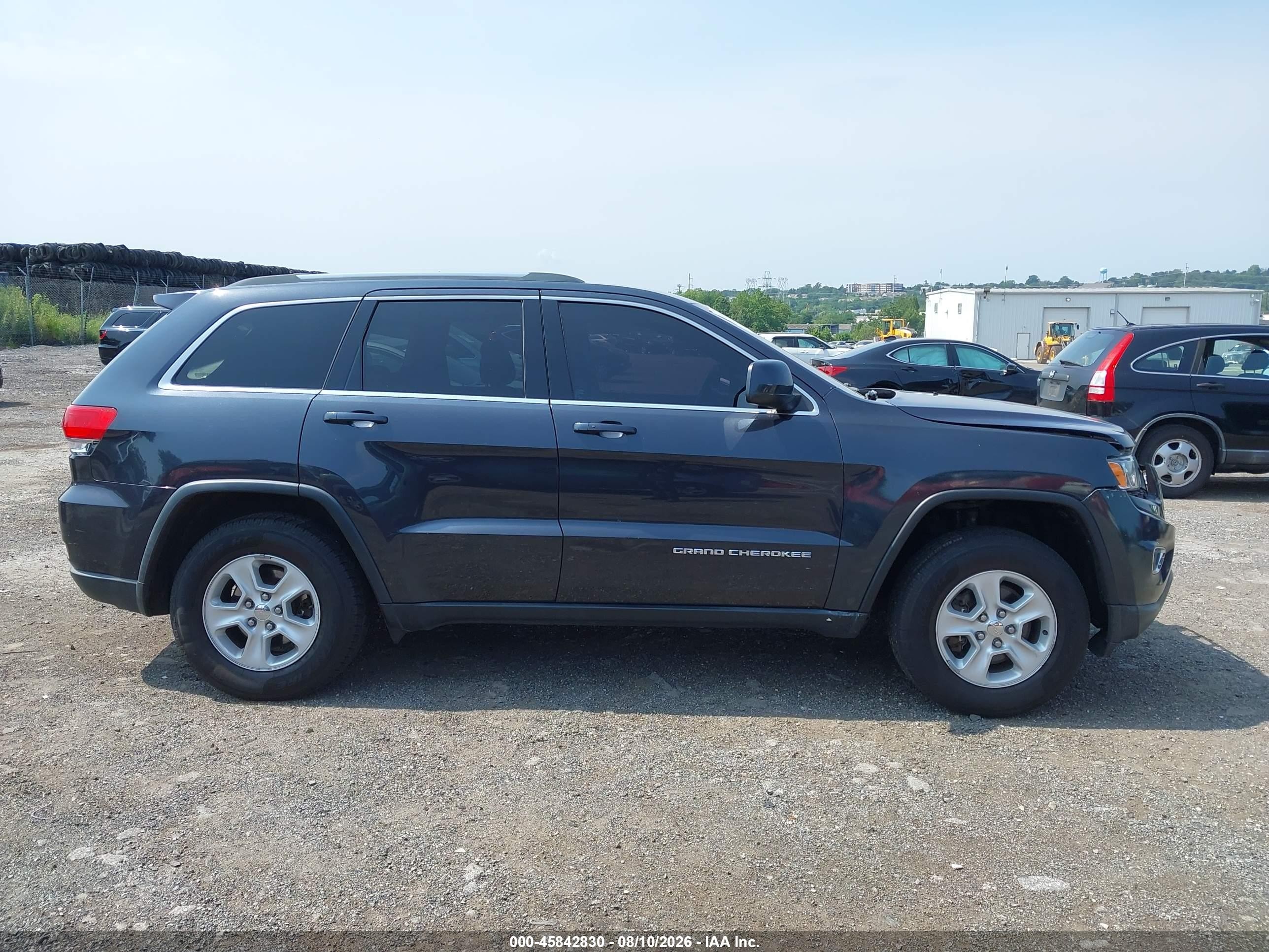 2015 Jeep Grand Cherokee Laredo Black vin: 1C4RJFAG3FC806411