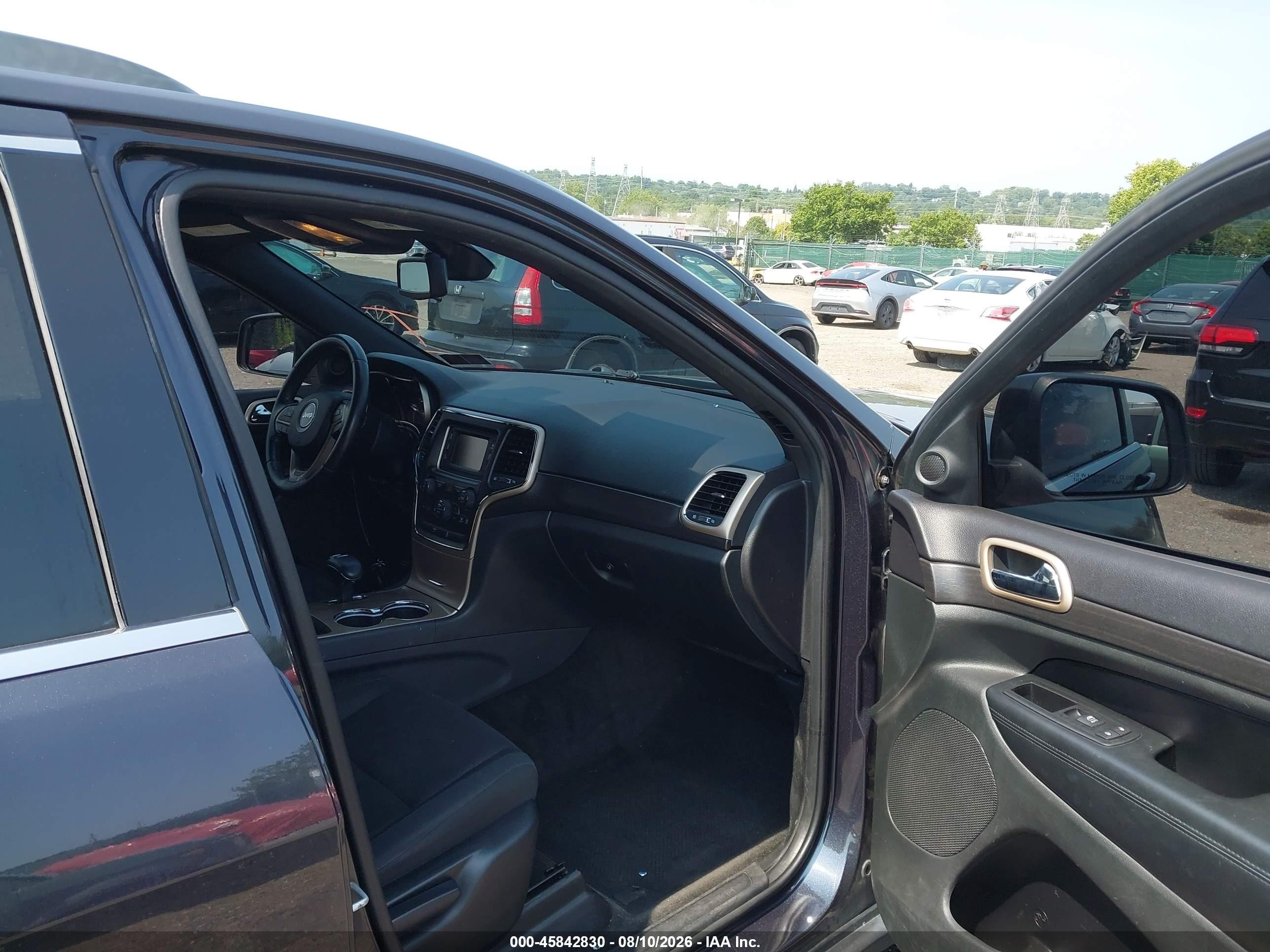 2015 Jeep Grand Cherokee Laredo Black vin: 1C4RJFAG3FC806411