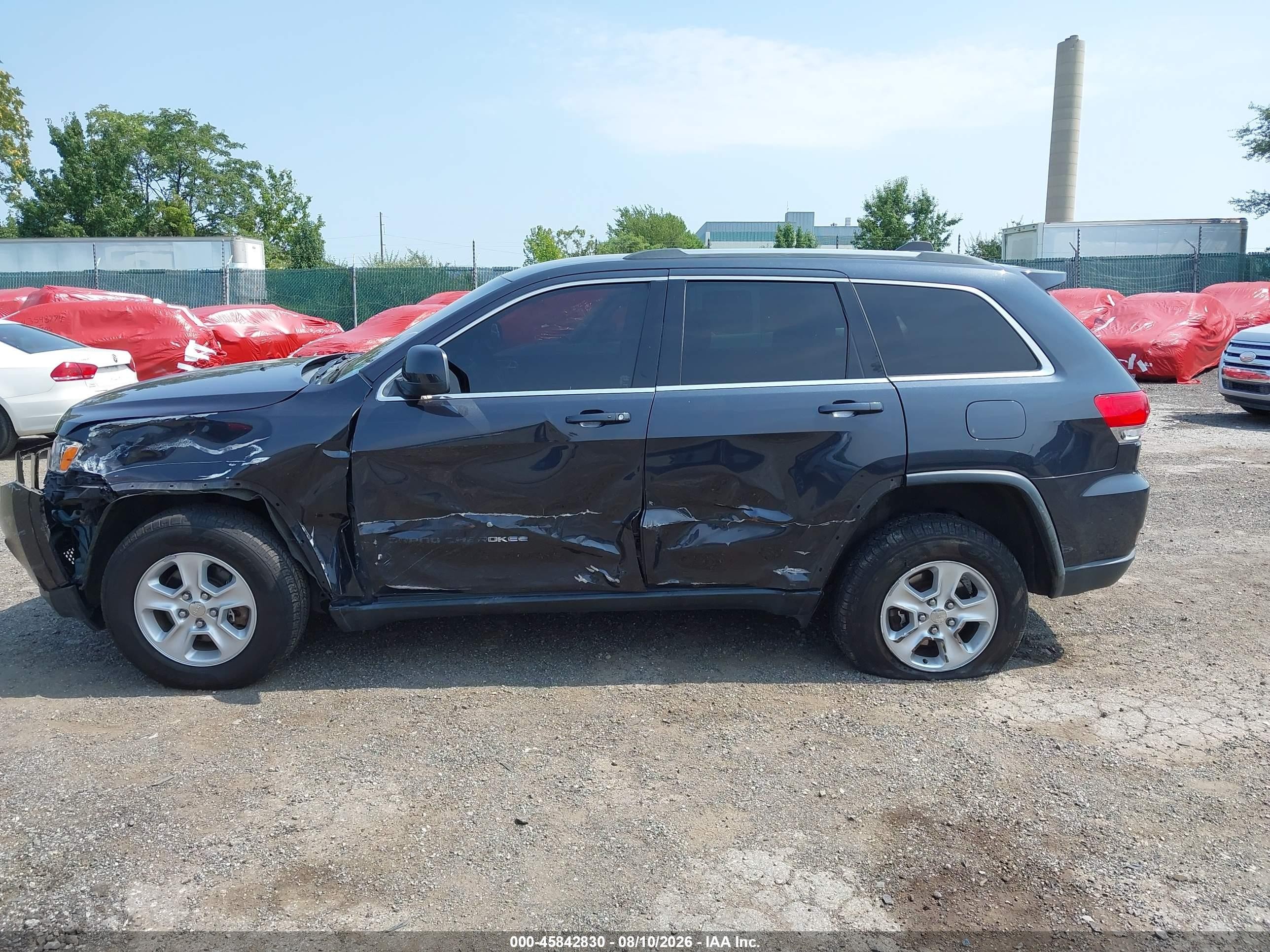 2015 Jeep Grand Cherokee Laredo Black vin: 1C4RJFAG3FC806411