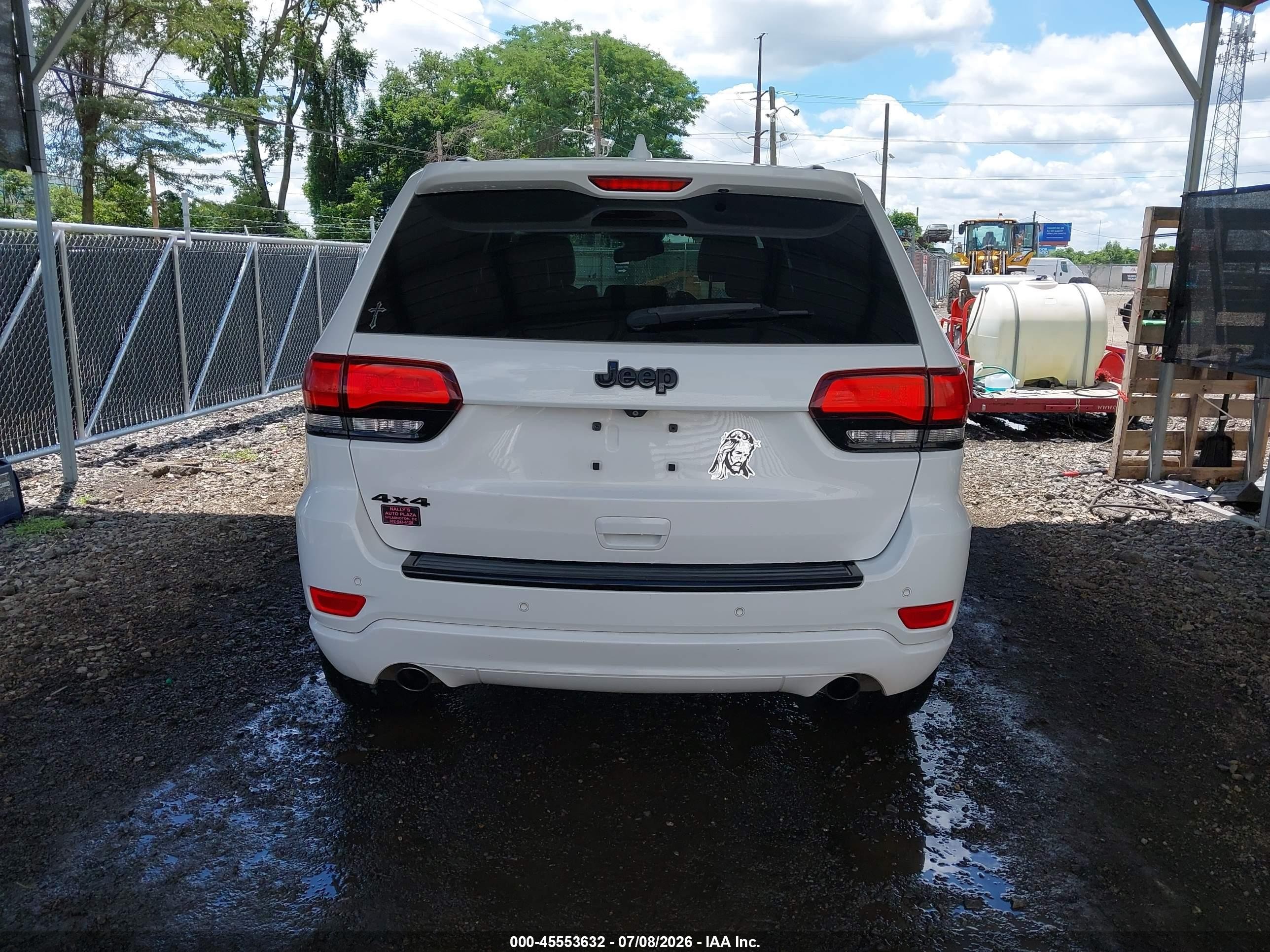 2015 Jeep Grand Cherokee Altitude White vin: 1C4RJFAG3FC928301